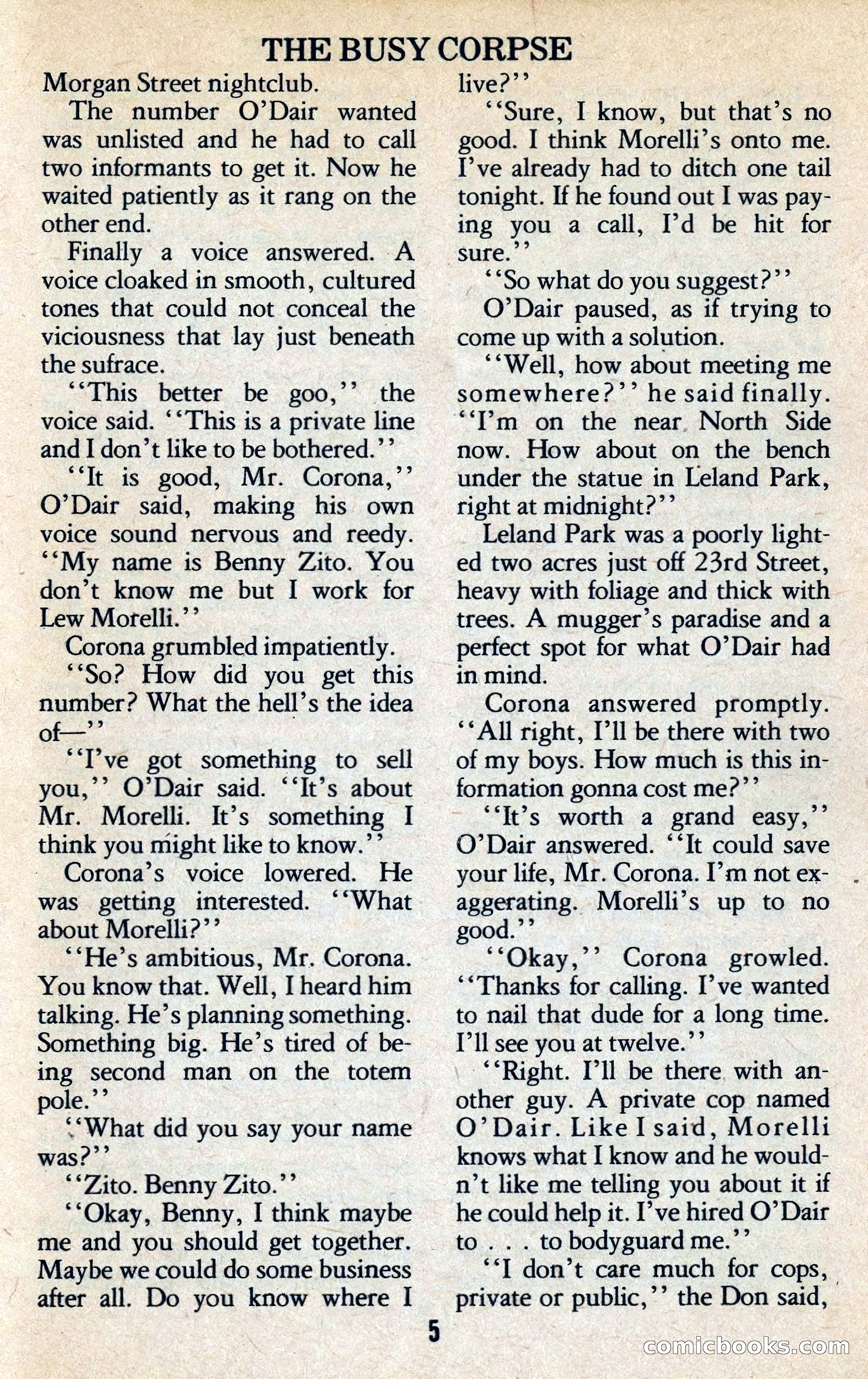 The Executioner Mystery Magazine — page 7 of 134