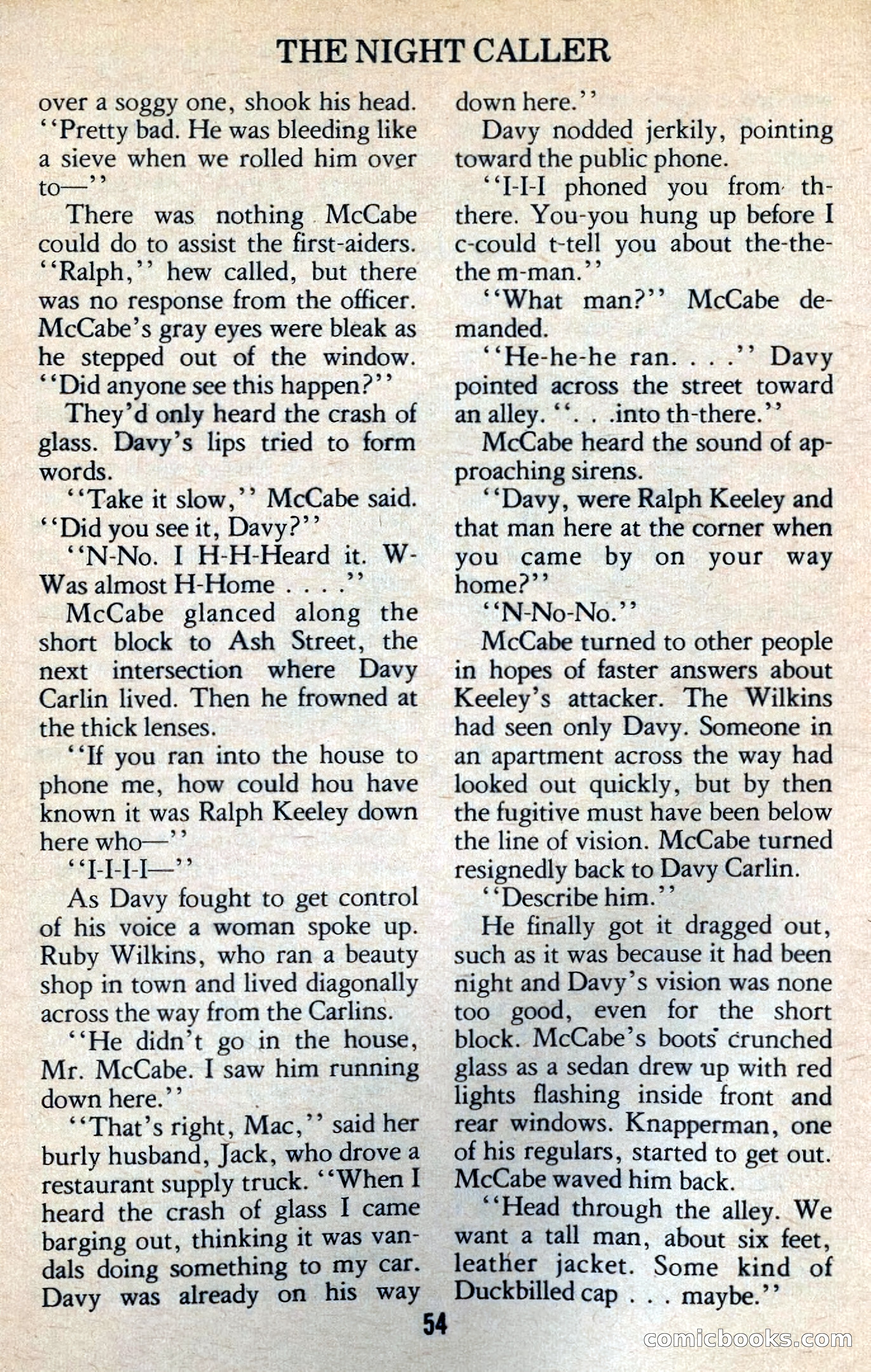 The Executioner Mystery Magazine — page 56 of 134