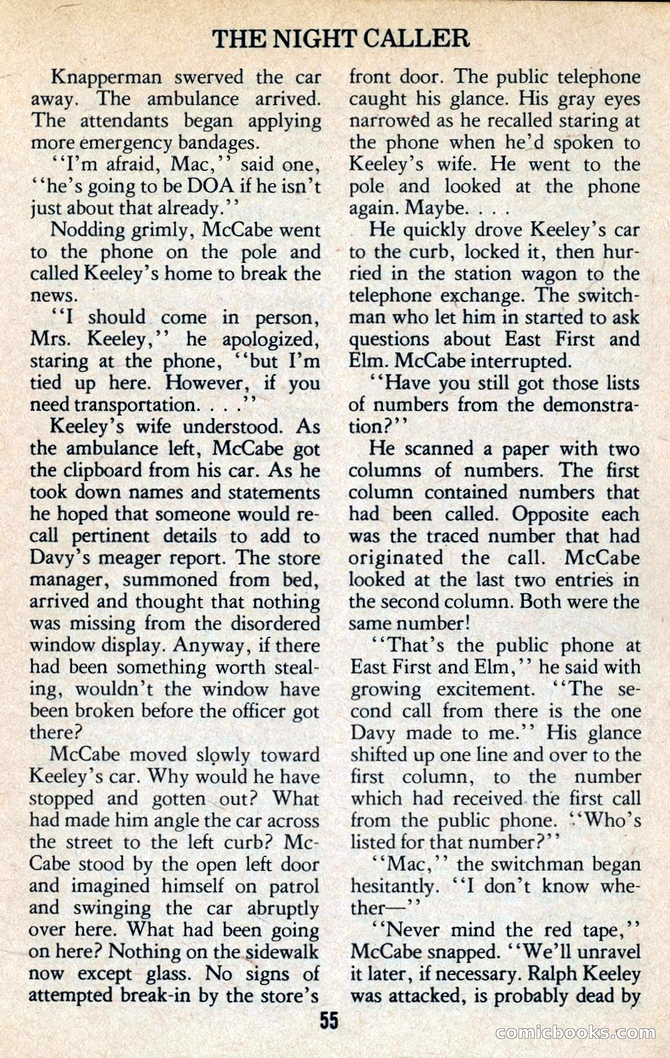 The Executioner Mystery Magazine — page 57 of 134