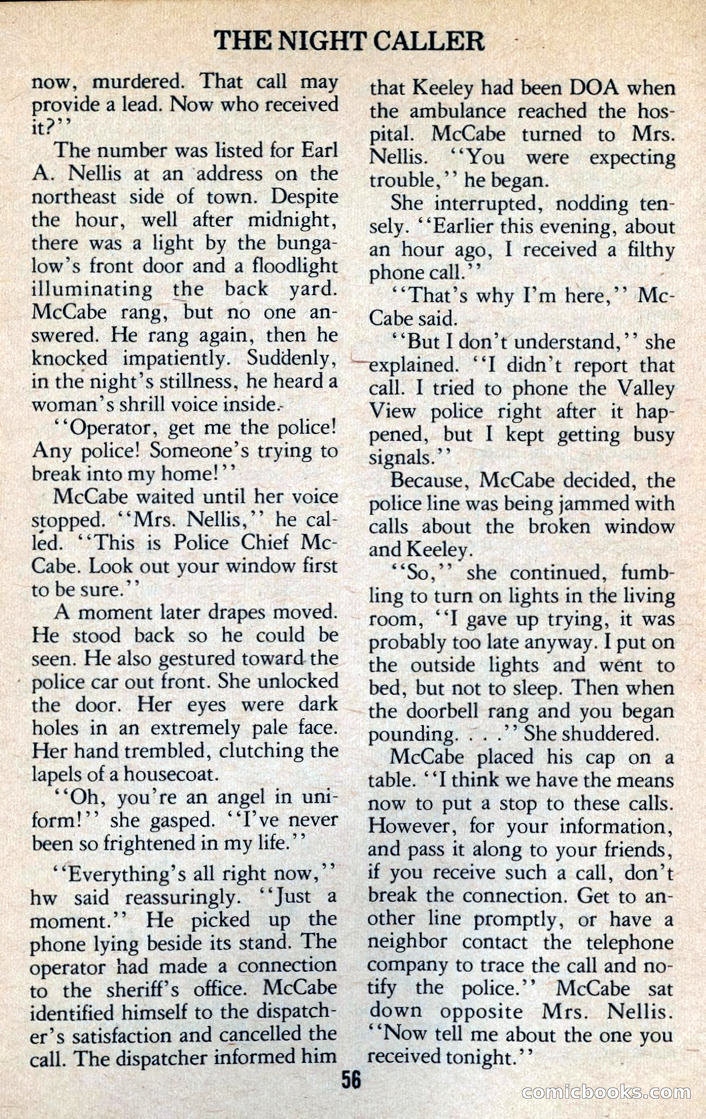 The Executioner Mystery Magazine — page 58 of 134