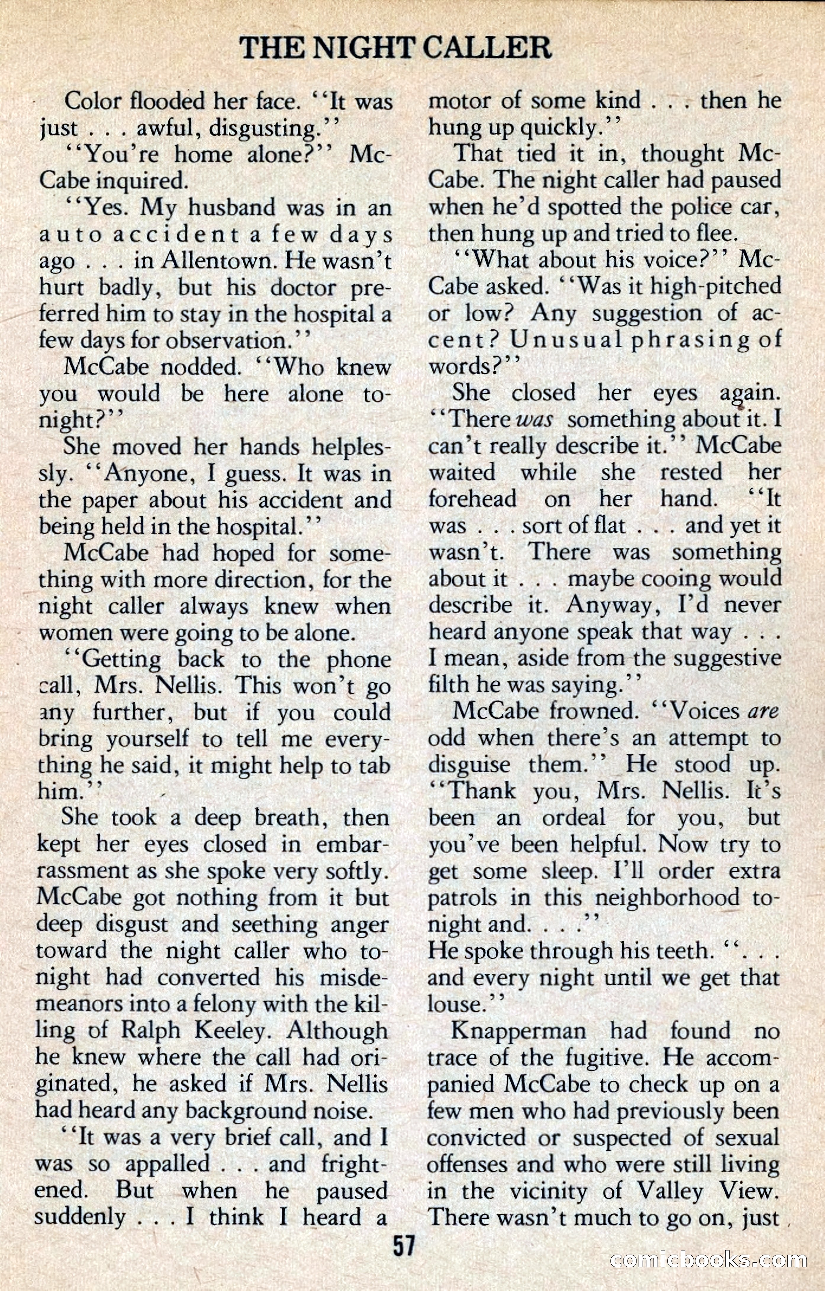 The Executioner Mystery Magazine — page 59 of 134