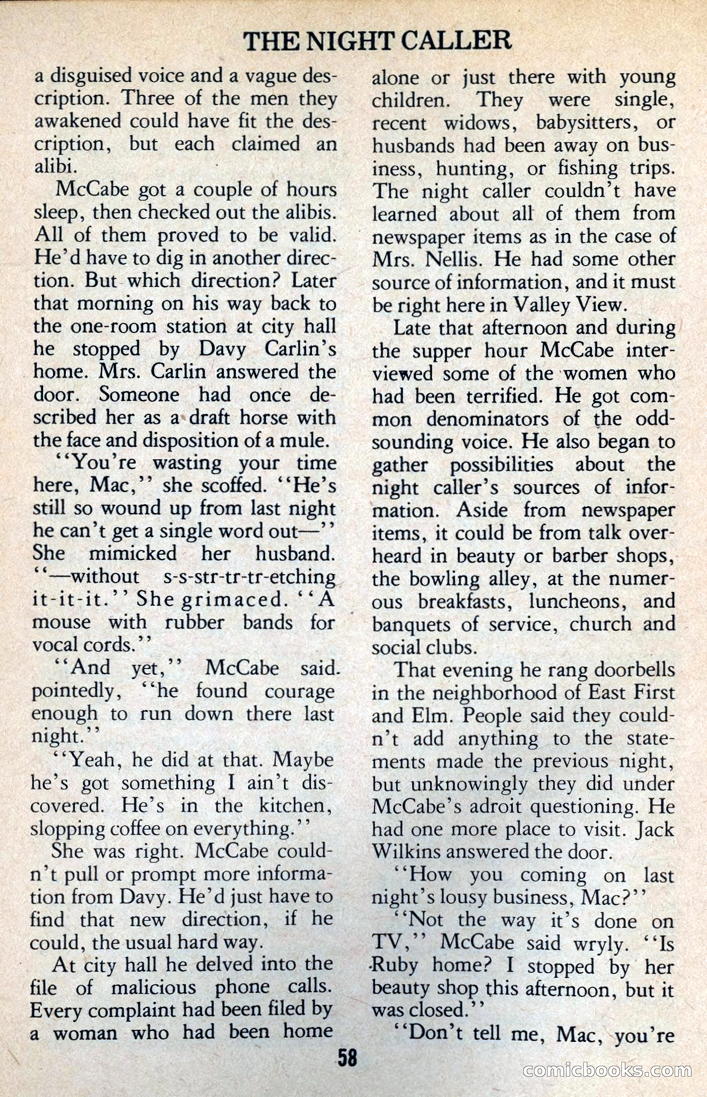 The Executioner Mystery Magazine — page 60 of 134