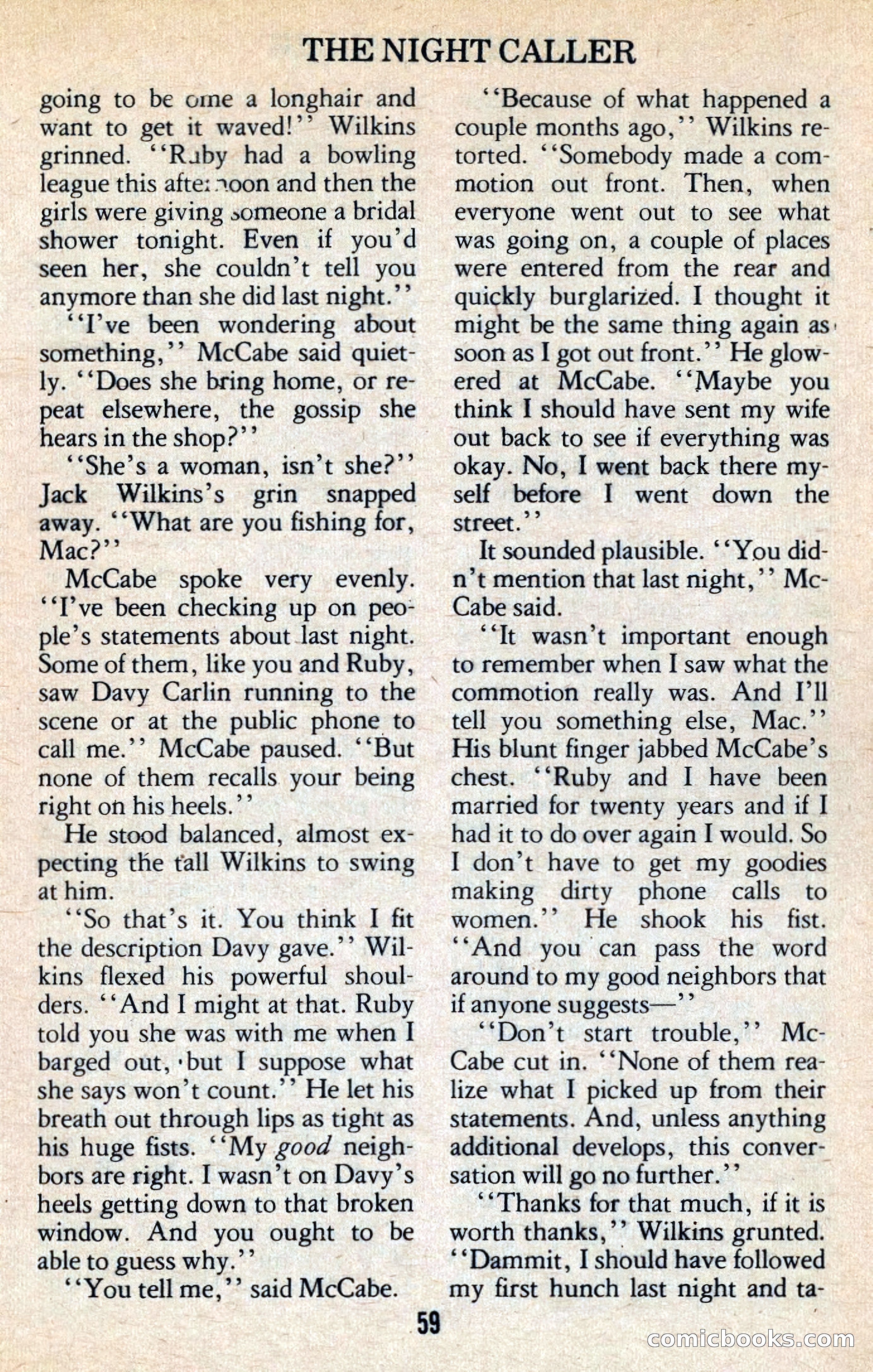 The Executioner Mystery Magazine — page 61 of 134