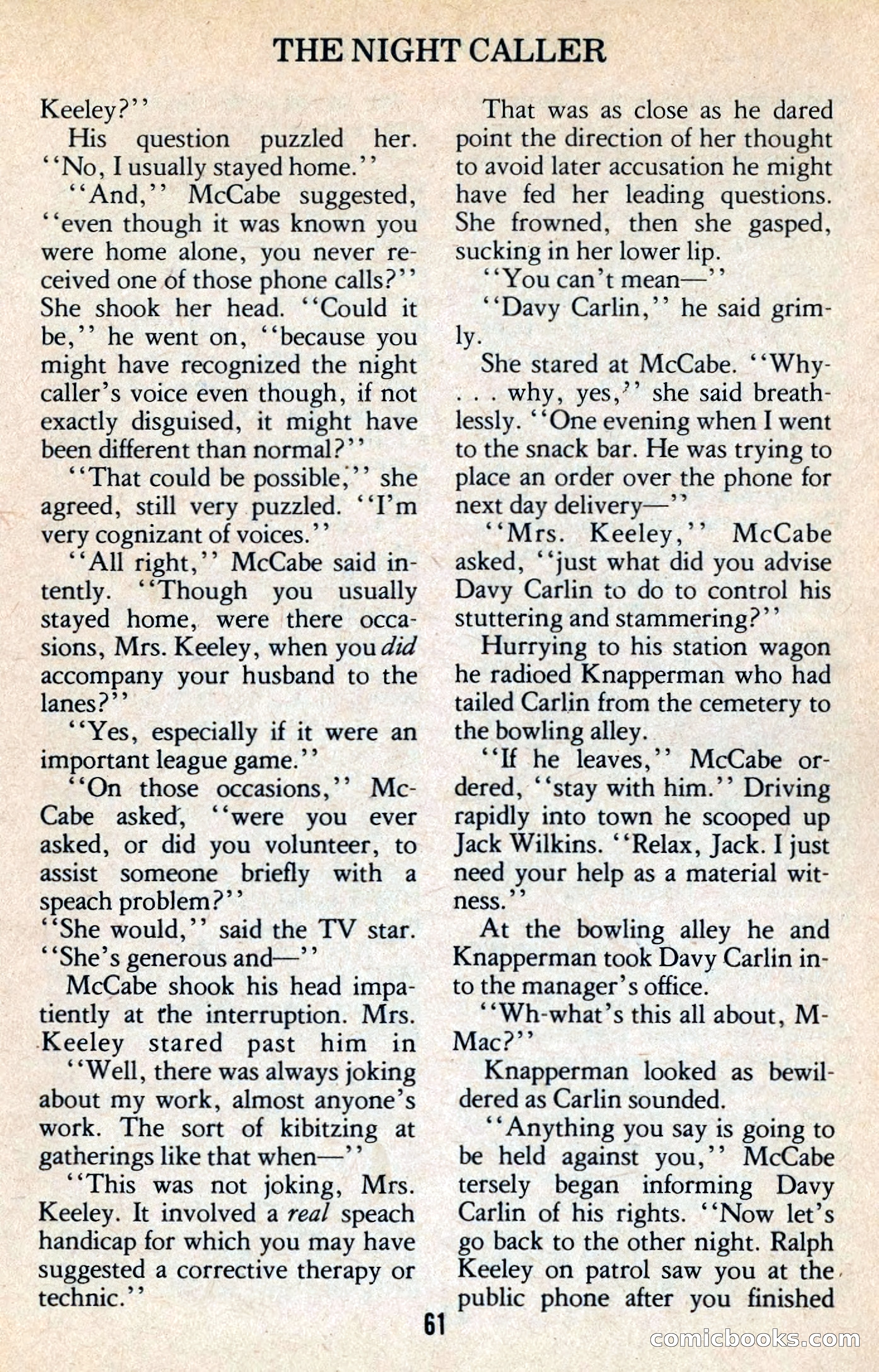 The Executioner Mystery Magazine — page 63 of 134
