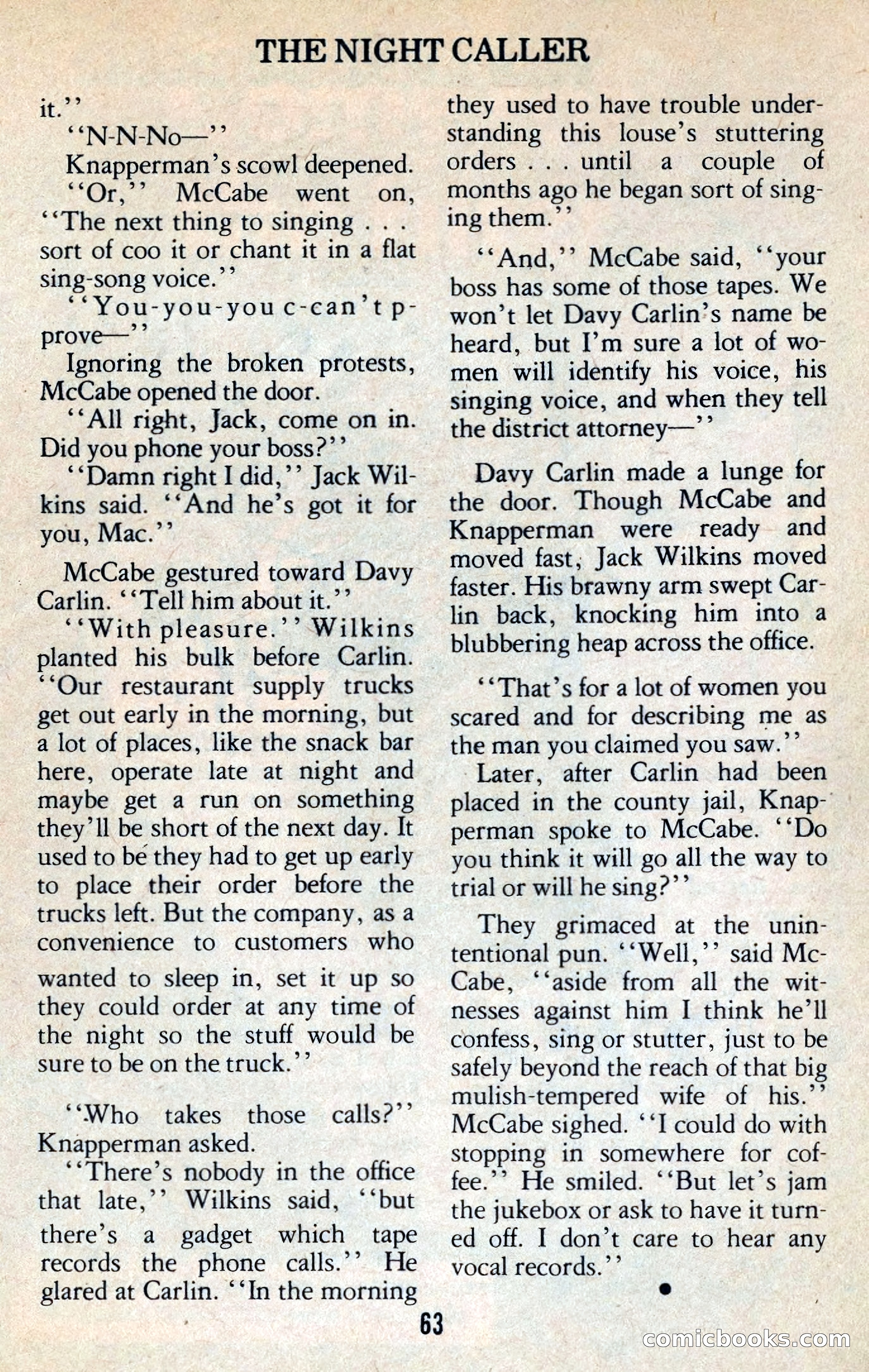 The Executioner Mystery Magazine — page 65 of 134