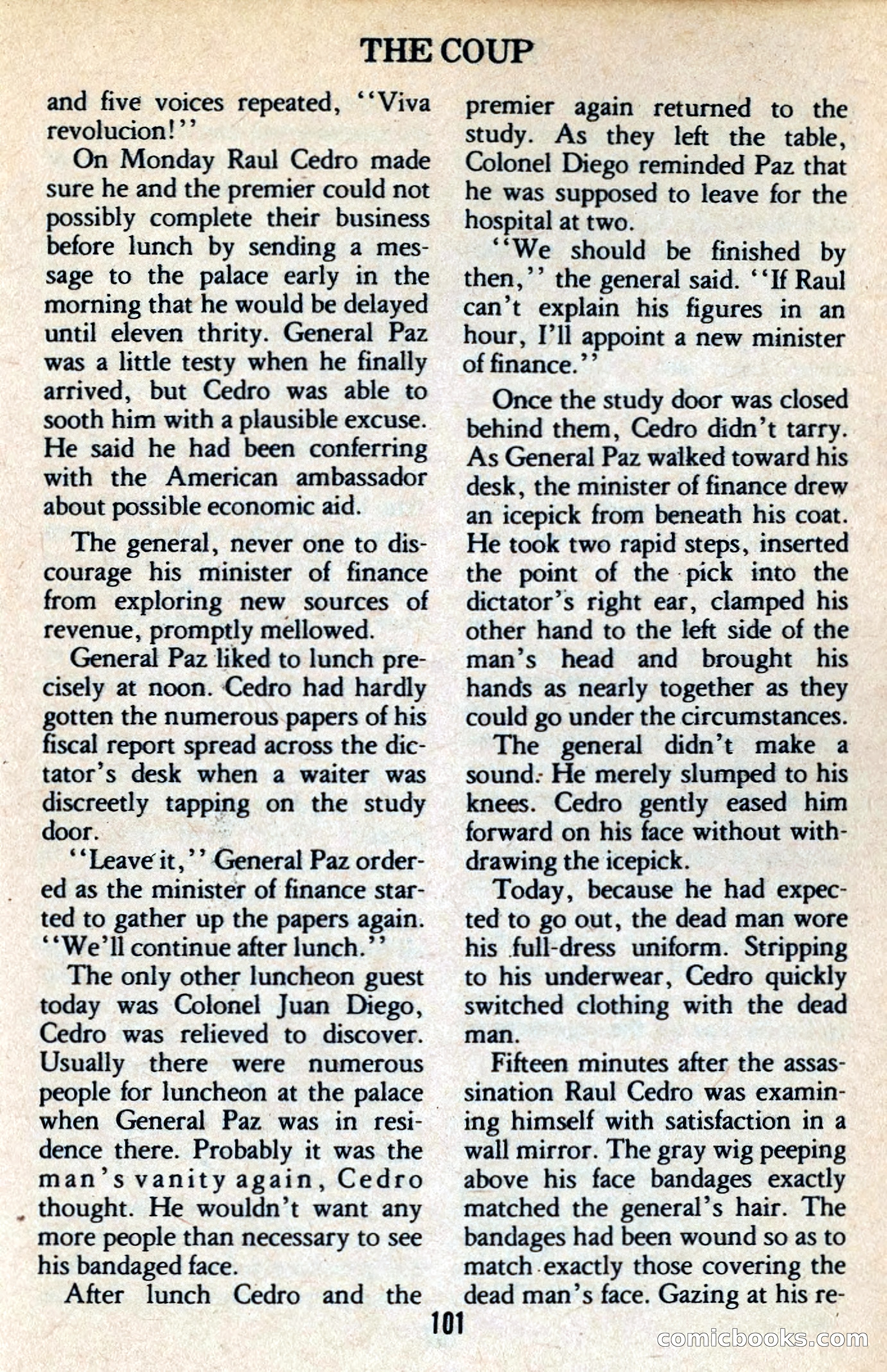 The Executioner Mystery Magazine — page 105 of 134