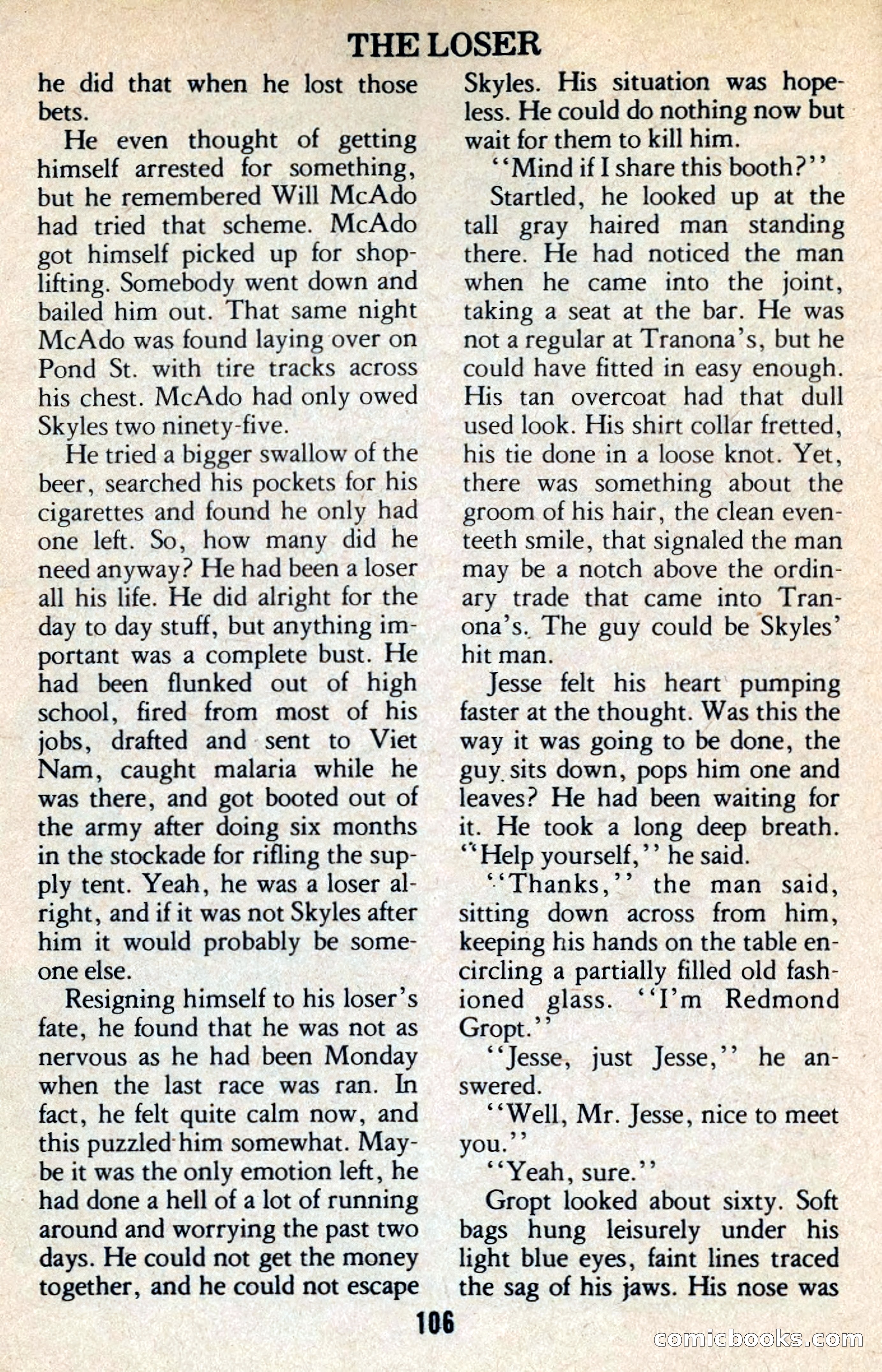 The Executioner Mystery Magazine — page 110 of 134
