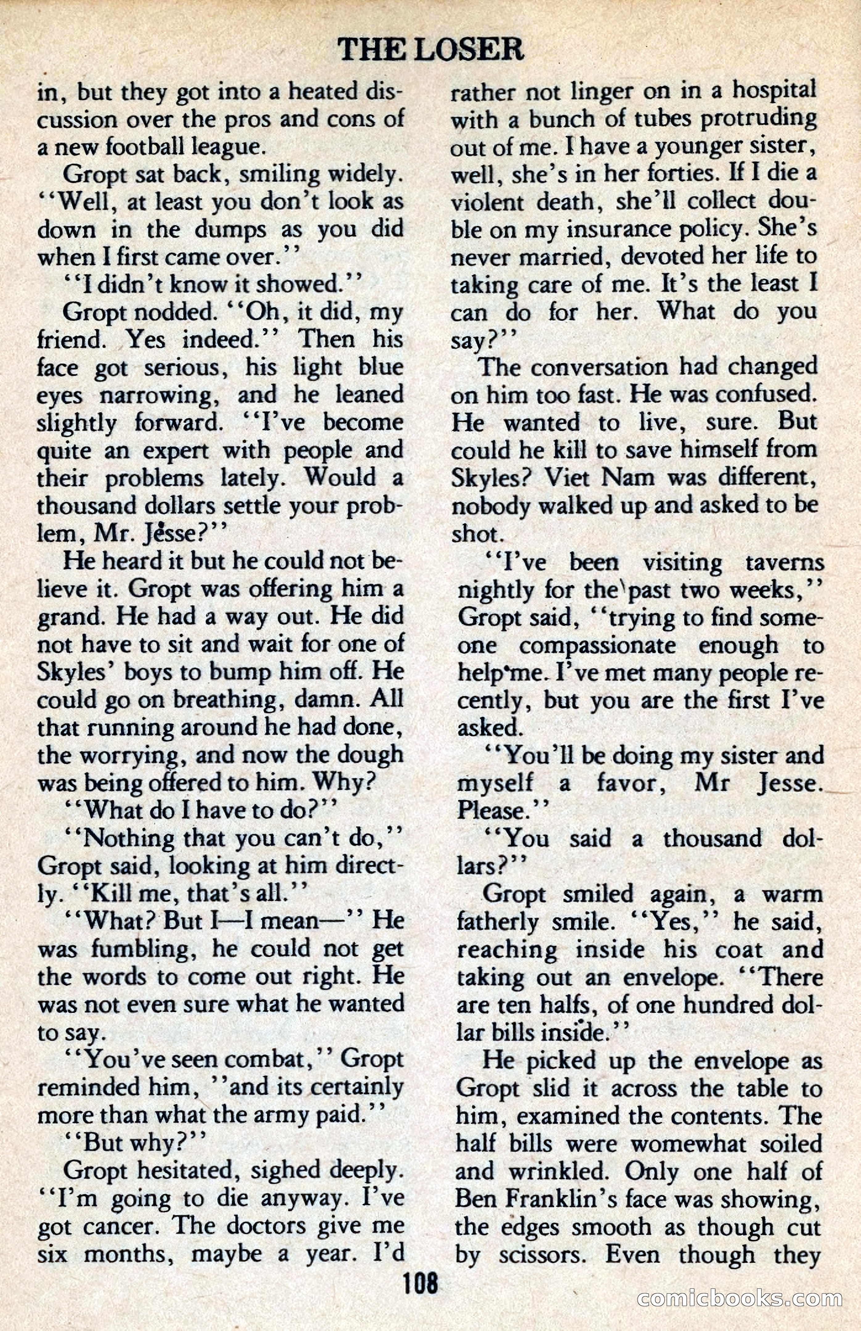 The Executioner Mystery Magazine — page 112 of 134