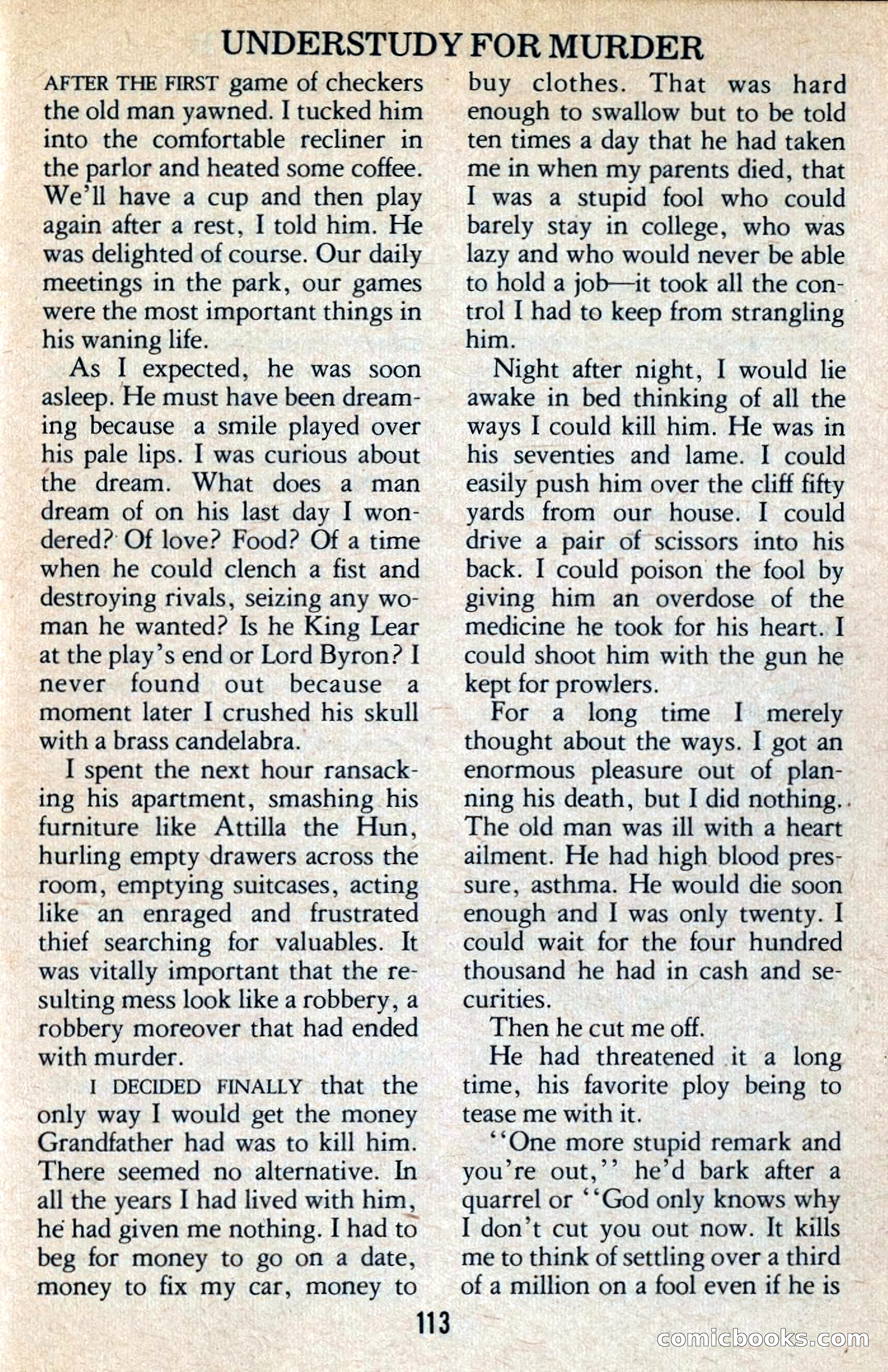 The Executioner Mystery Magazine — page 117 of 134