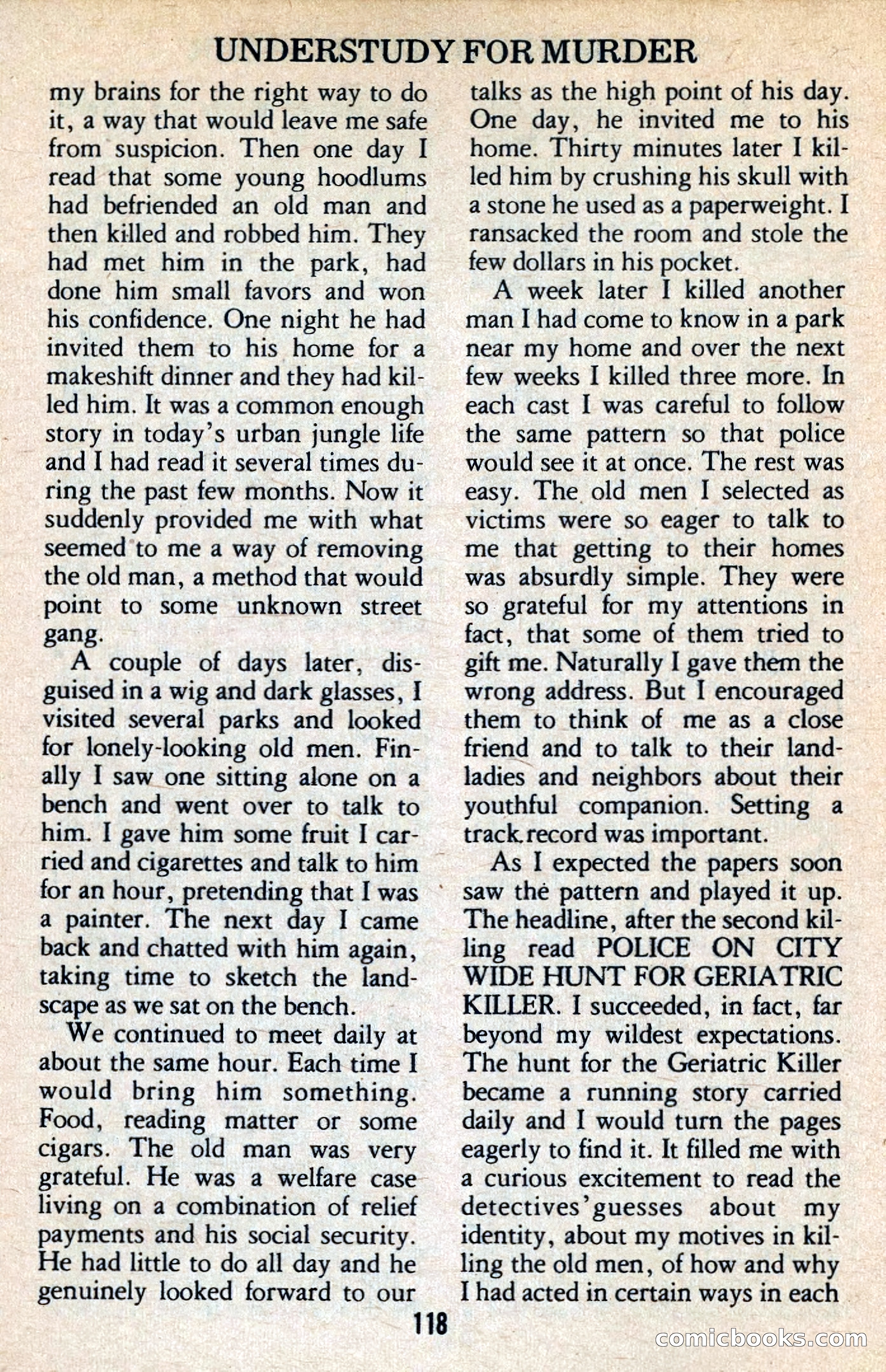 The Executioner Mystery Magazine — page 122 of 134