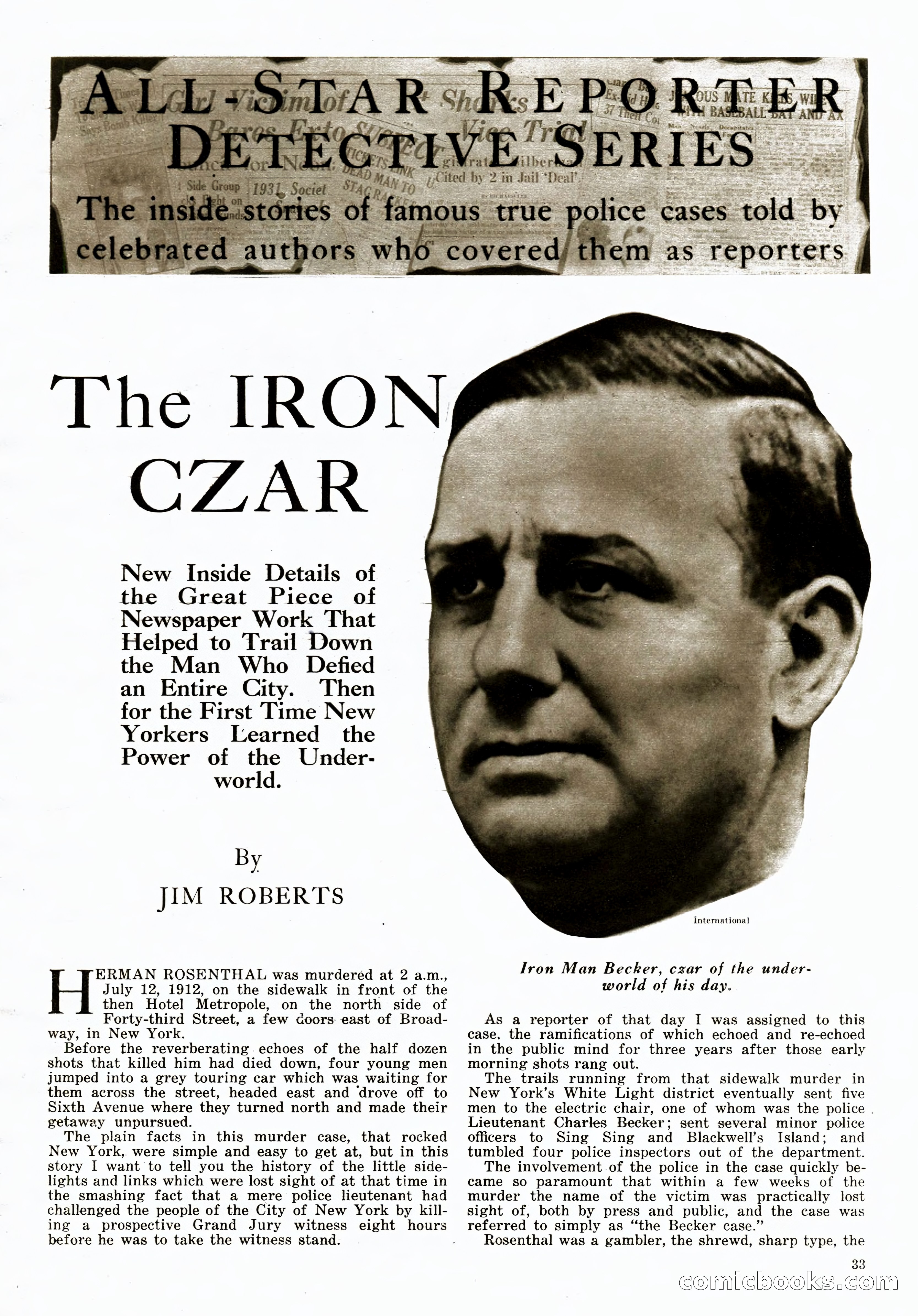 The Illustrated Detective Magazine, September 1931 — page 30 of 114