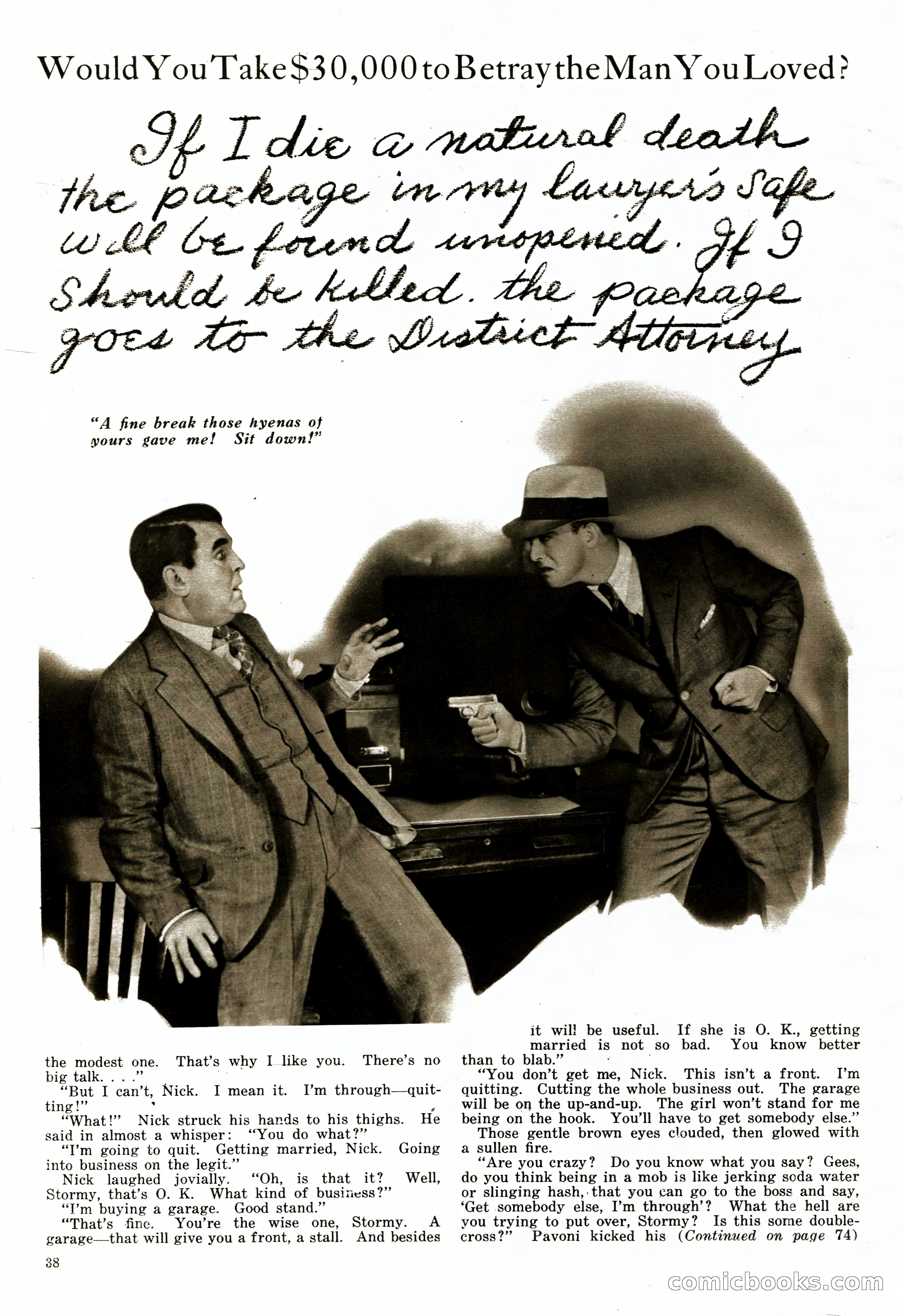 The Illustrated Detective Magazine, September 1931 — page 34 of 114