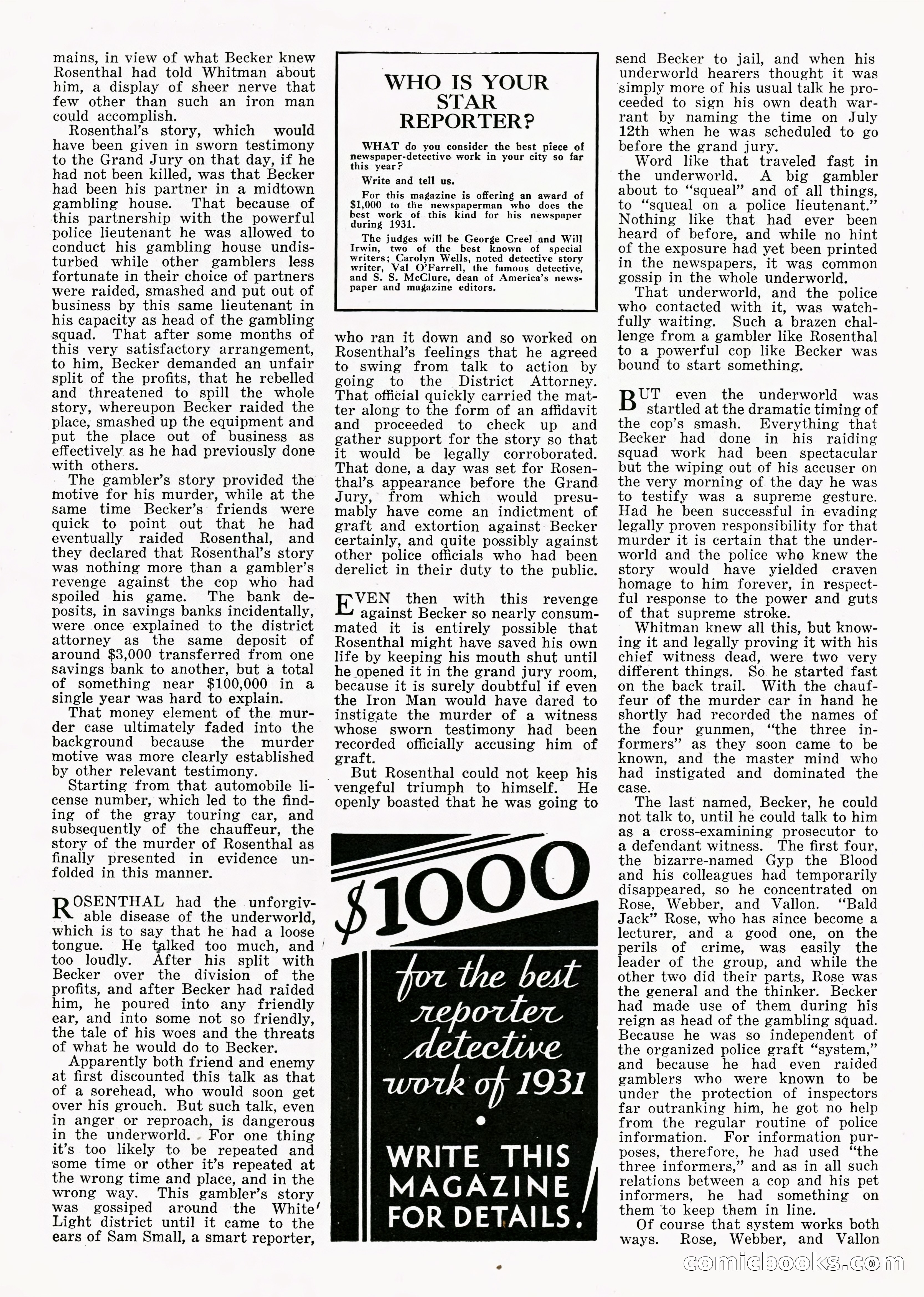 The Illustrated Detective Magazine, September 1931 — page 50 of 114