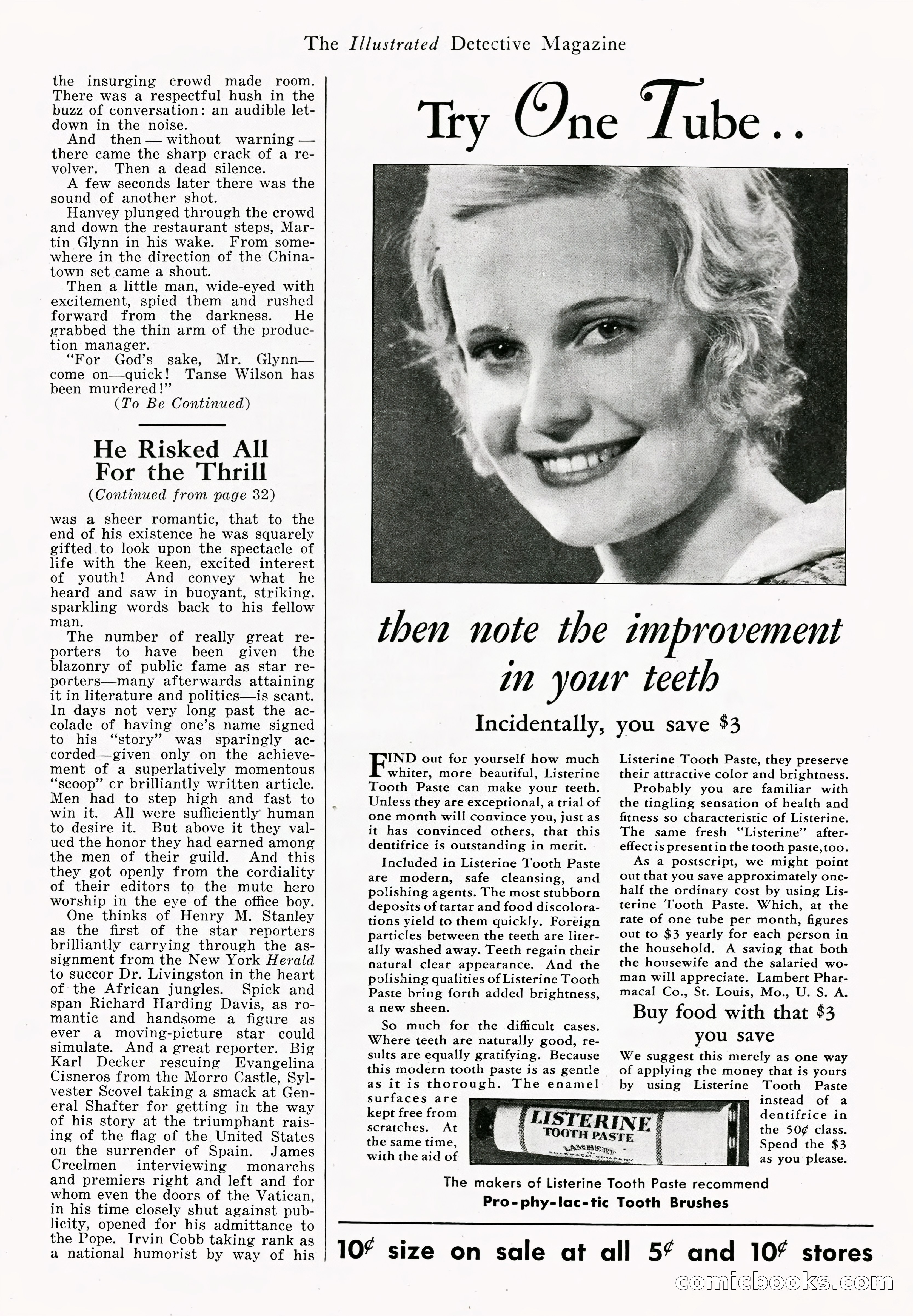 The Illustrated Detective Magazine, September 1931 — page 82 of 114