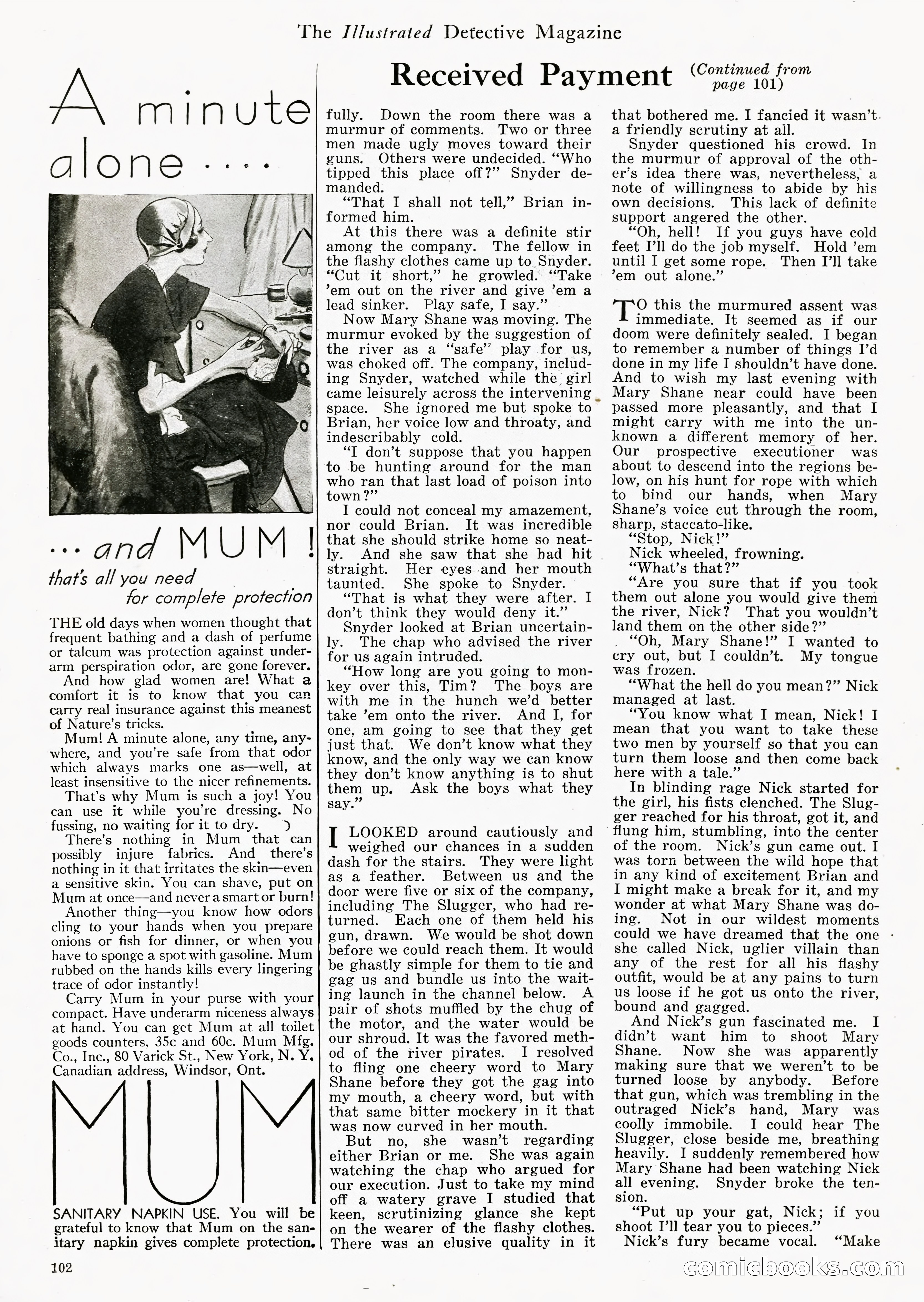 The Illustrated Detective Magazine, September 1931 — page 91 of 114