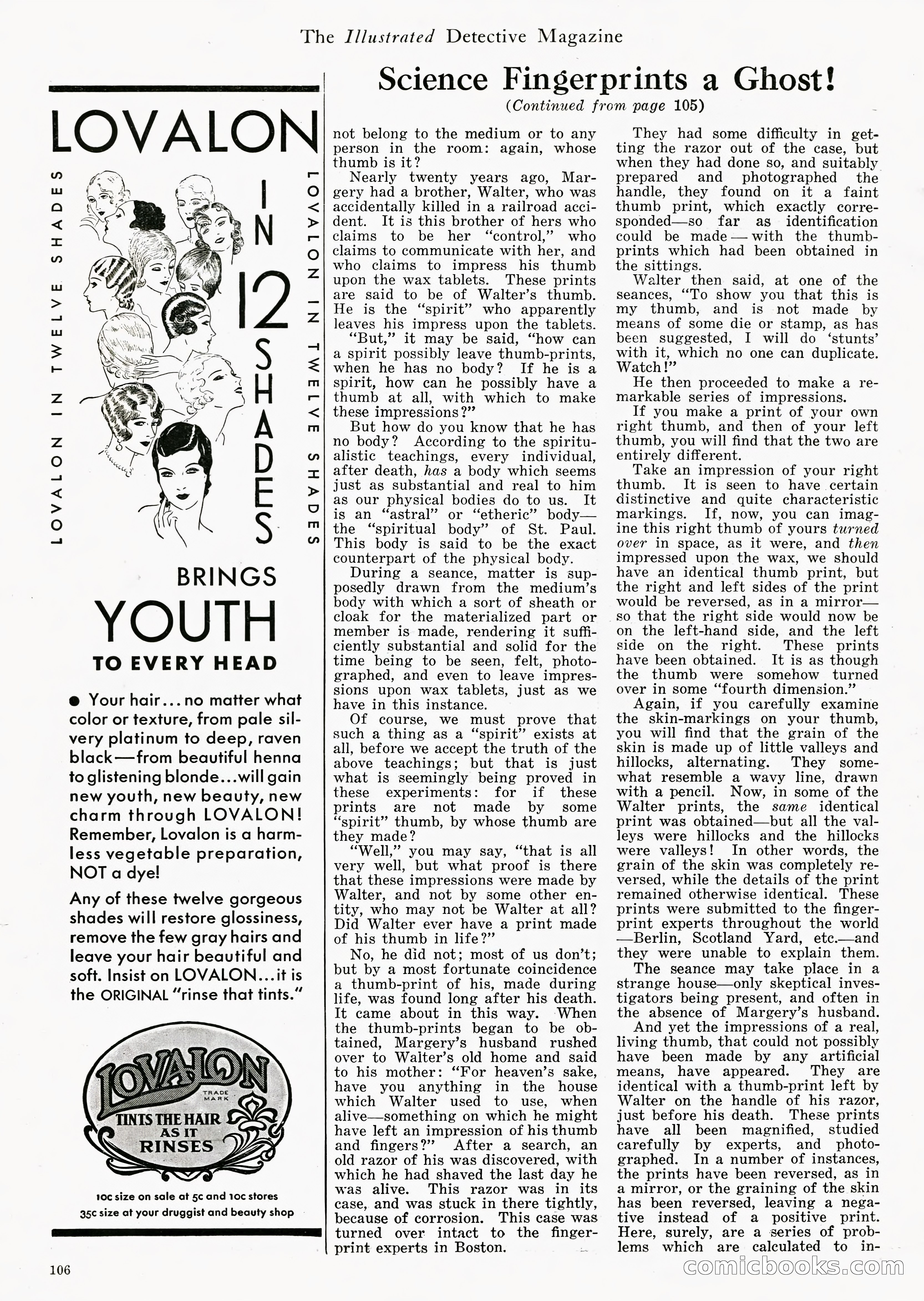 The Illustrated Detective Magazine, September 1931 — page 95 of 114