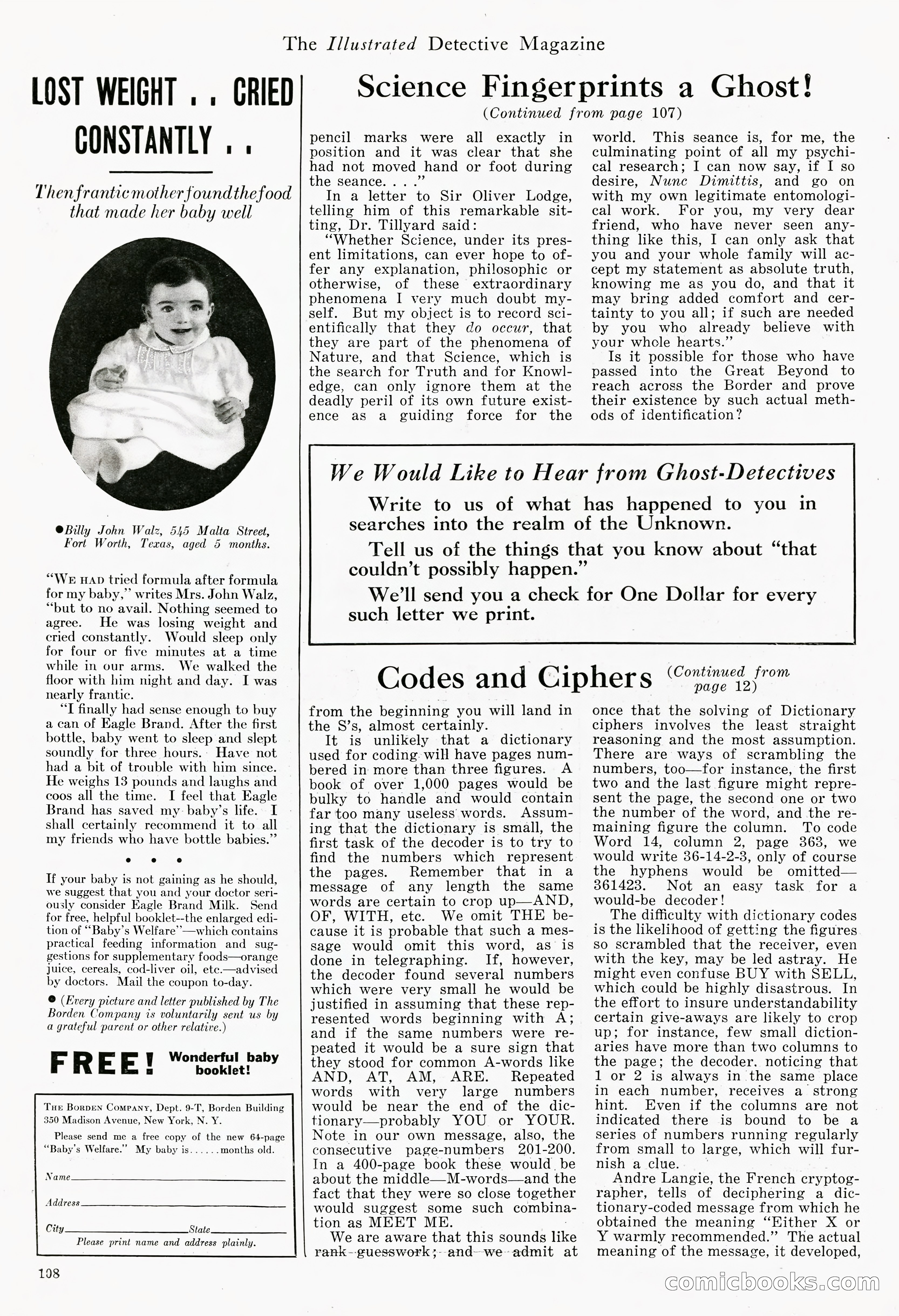 The Illustrated Detective Magazine, September 1931 — page 97 of 114