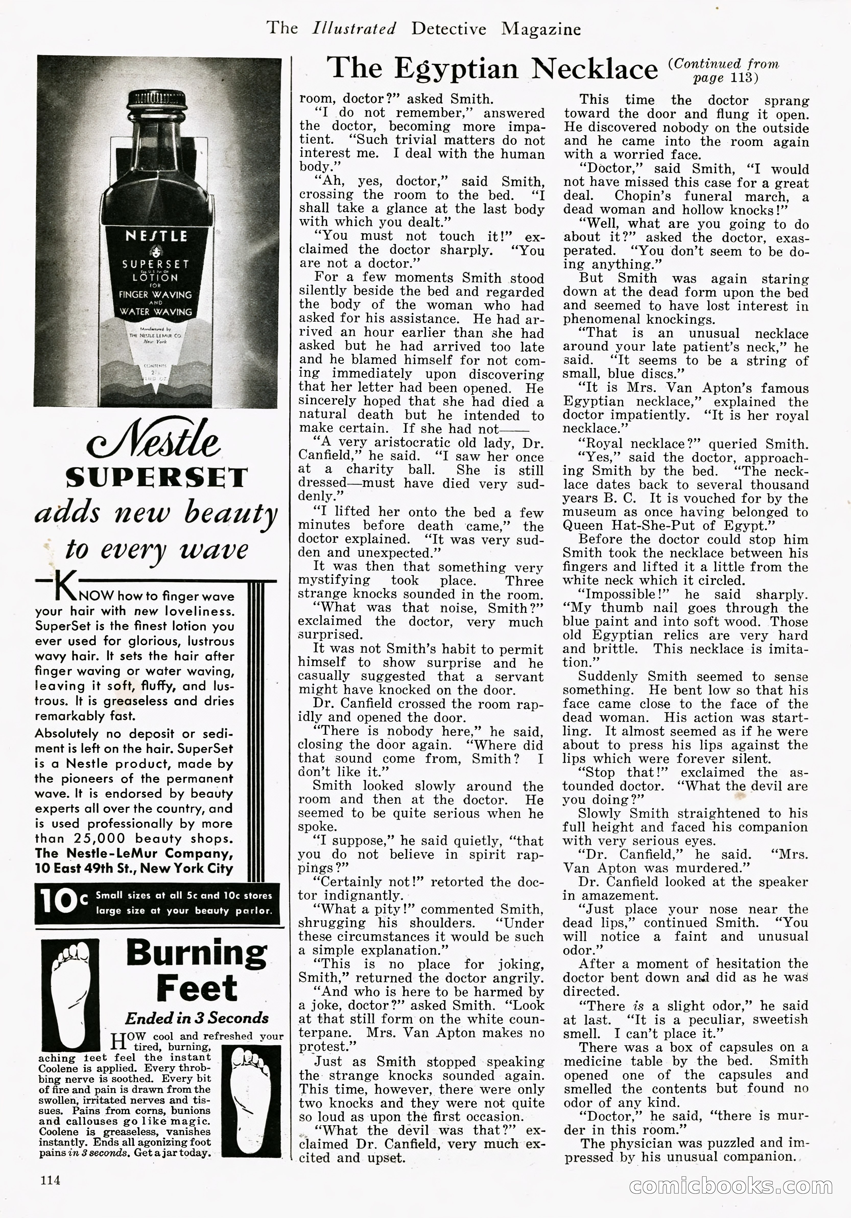 The Illustrated Detective Magazine, September 1931 — page 103 of 114
