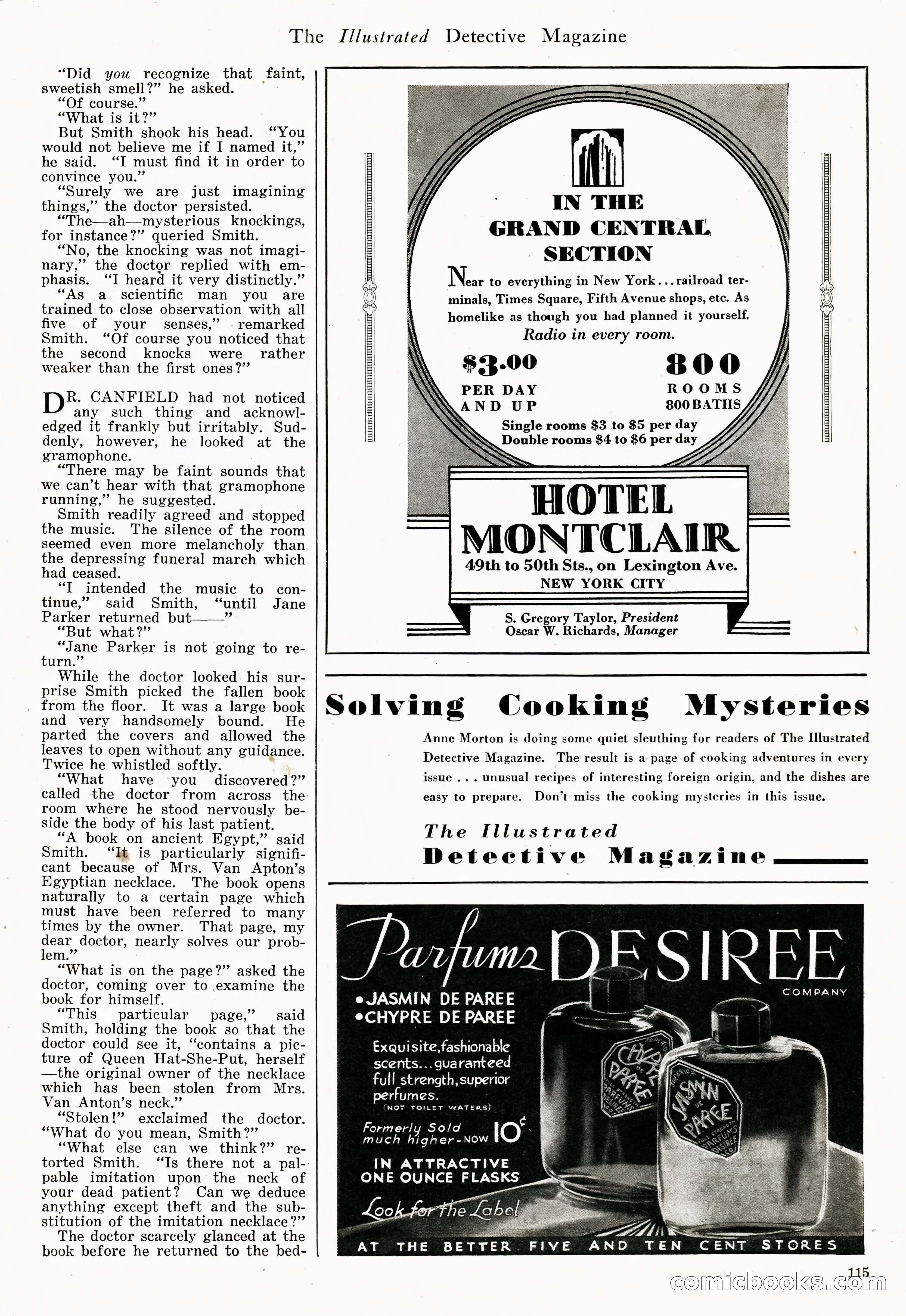 The Illustrated Detective Magazine, September 1931 — page 104 of 114