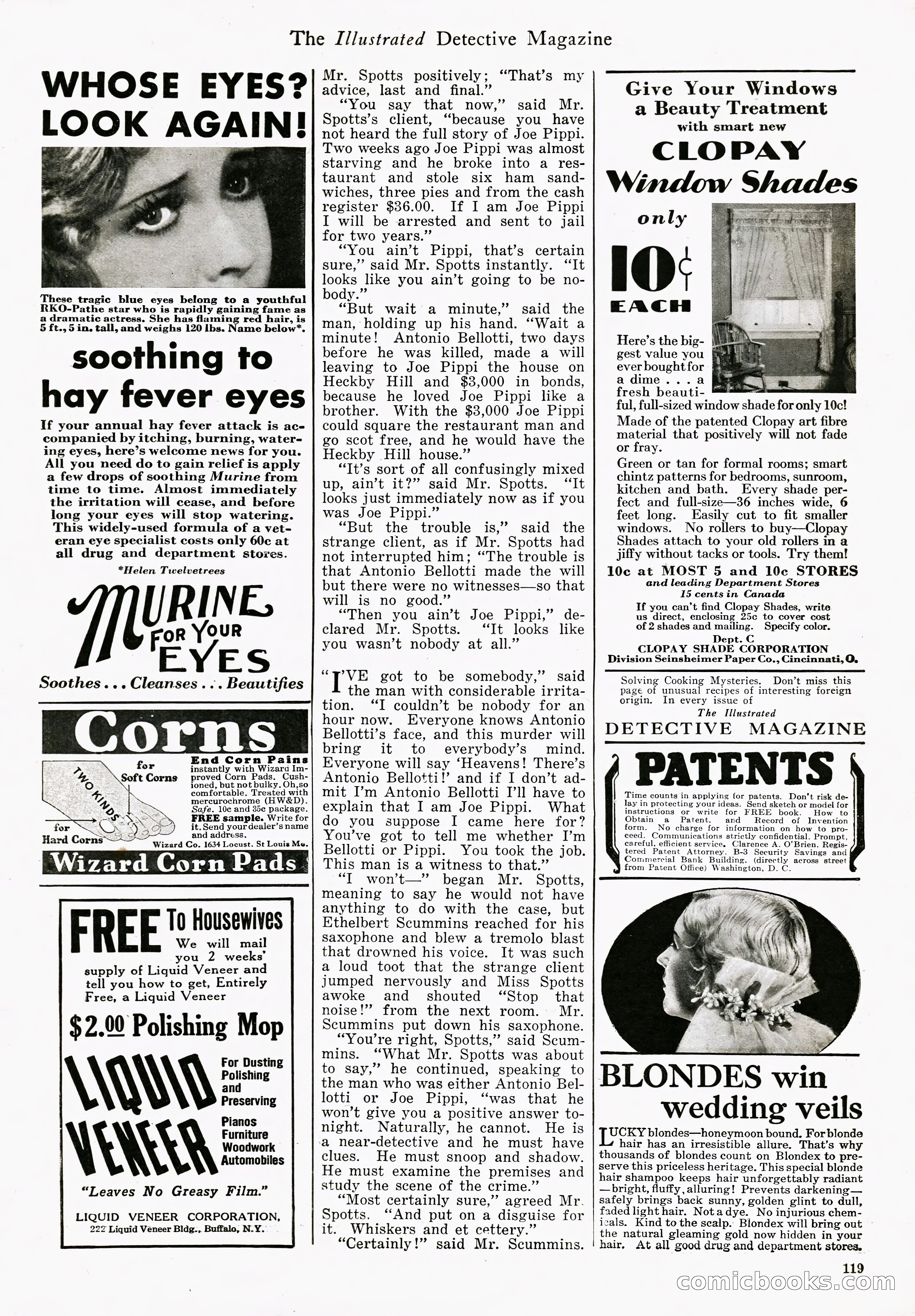 The Illustrated Detective Magazine, September 1931 — page 108 of 114