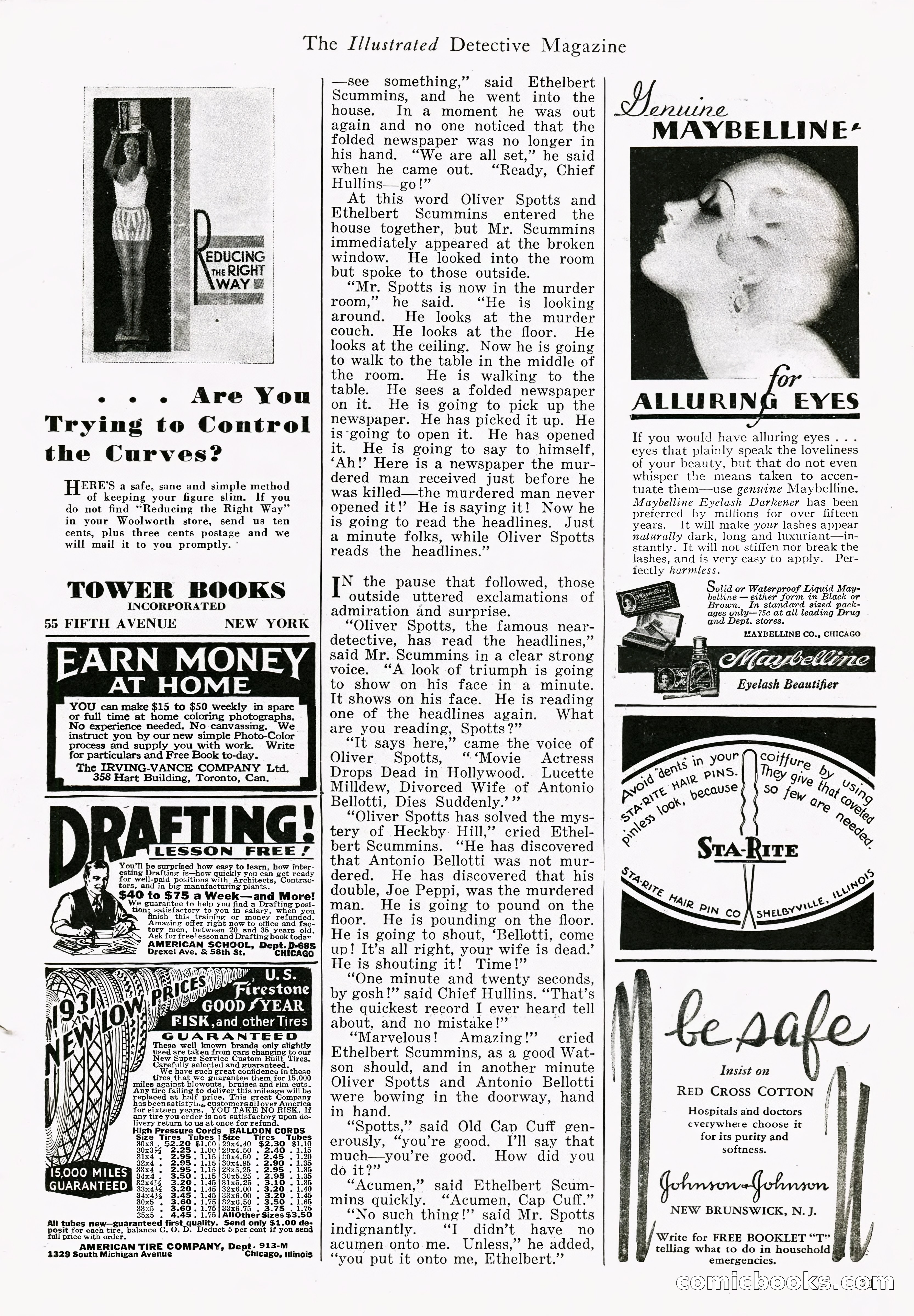 The Illustrated Detective Magazine, September 1931 — page 110 of 114