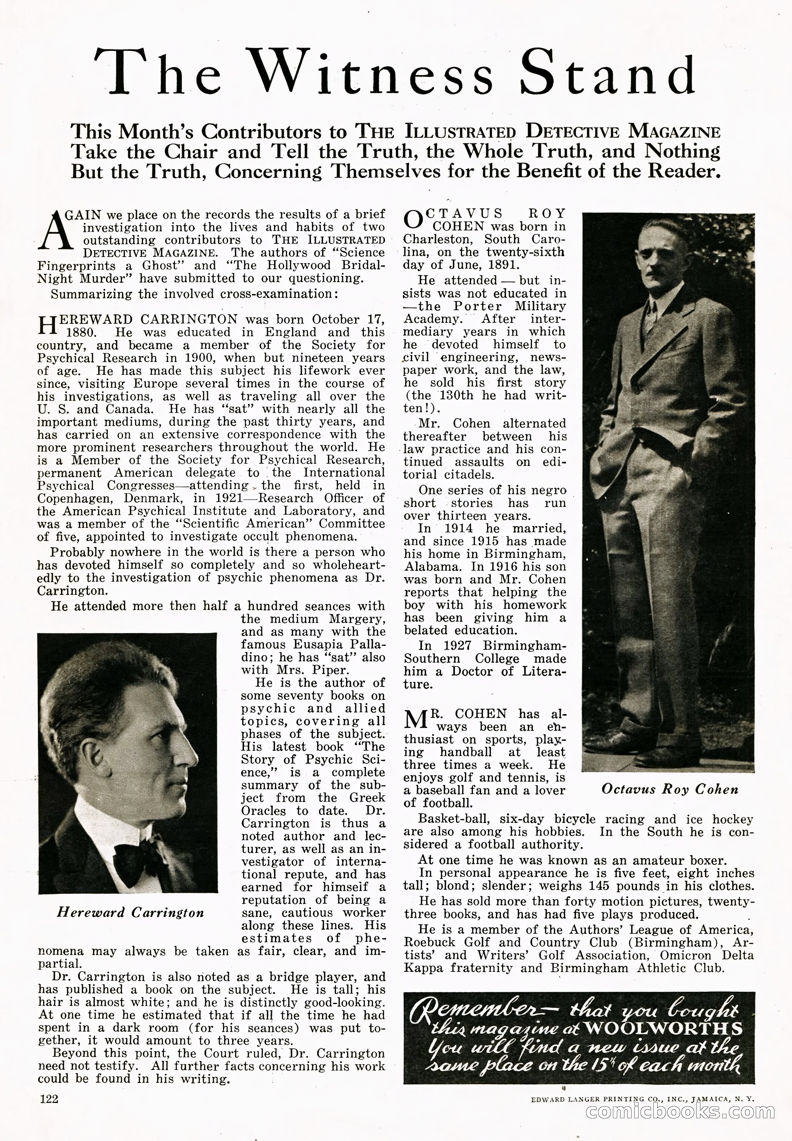The Illustrated Detective Magazine, September 1931 — page 111 of 114