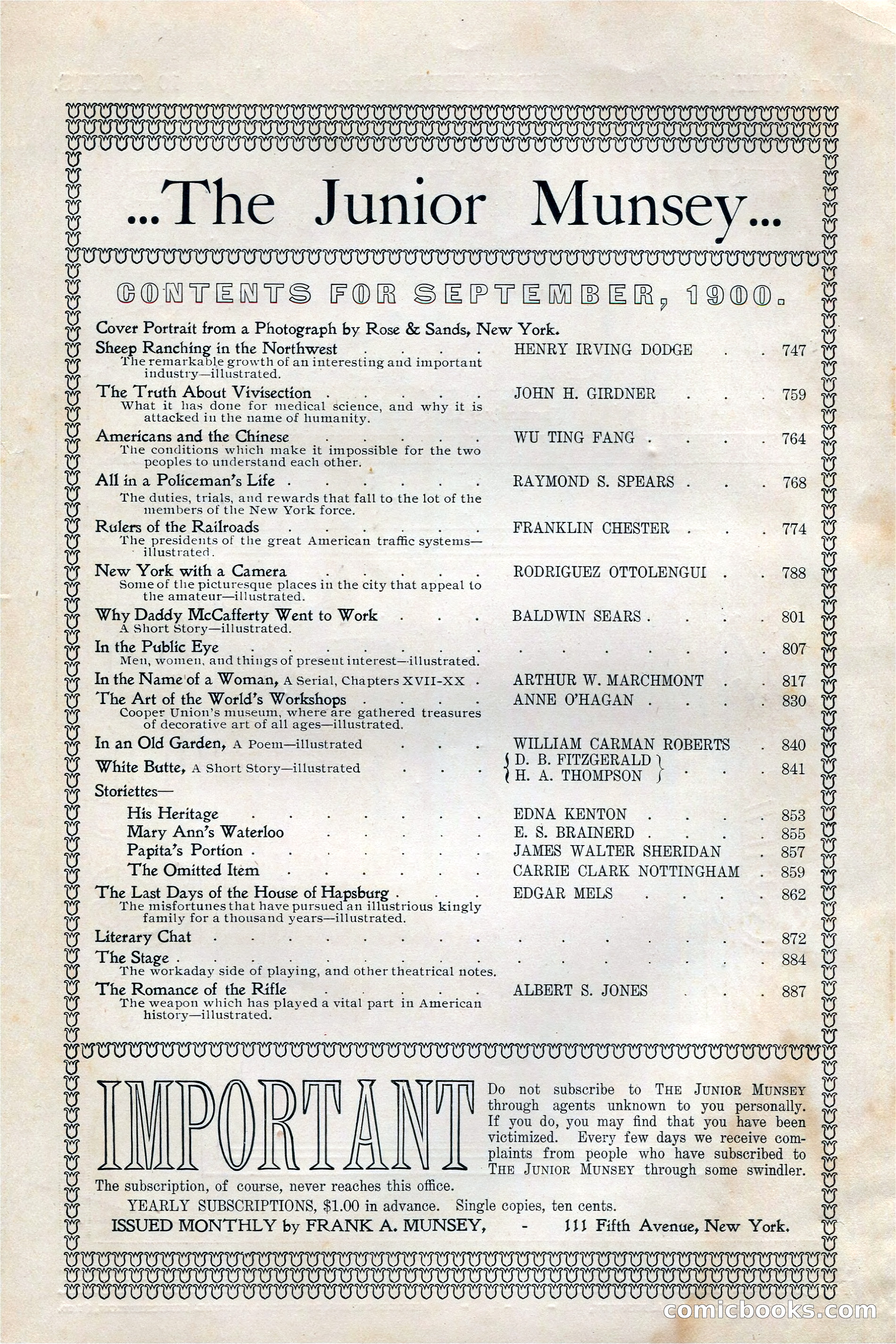 The Junior Munsey, Vol. VIII, No. 6 — page 2 of 164