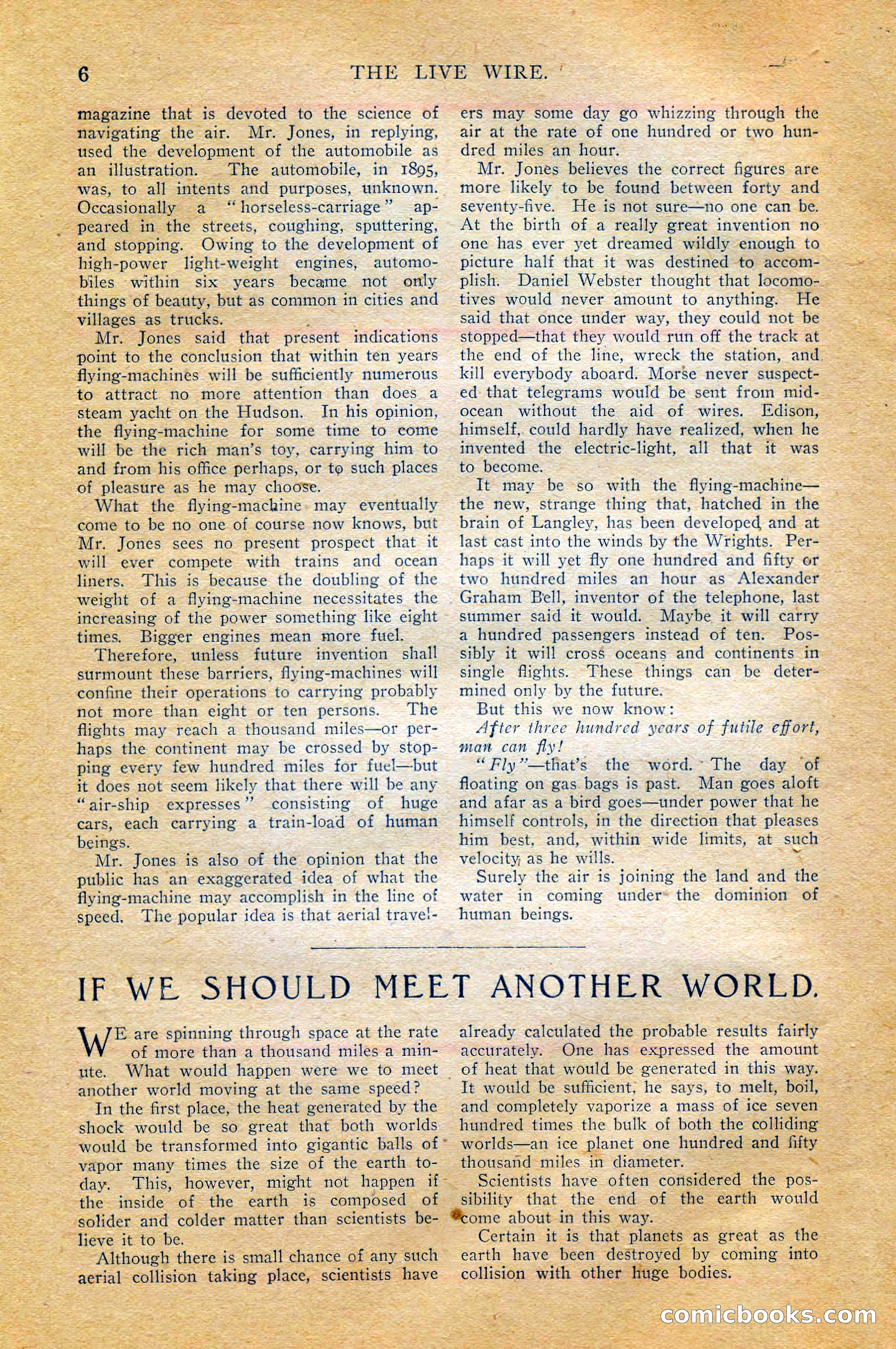The Live Wire, August 1908 — page 10 of 197