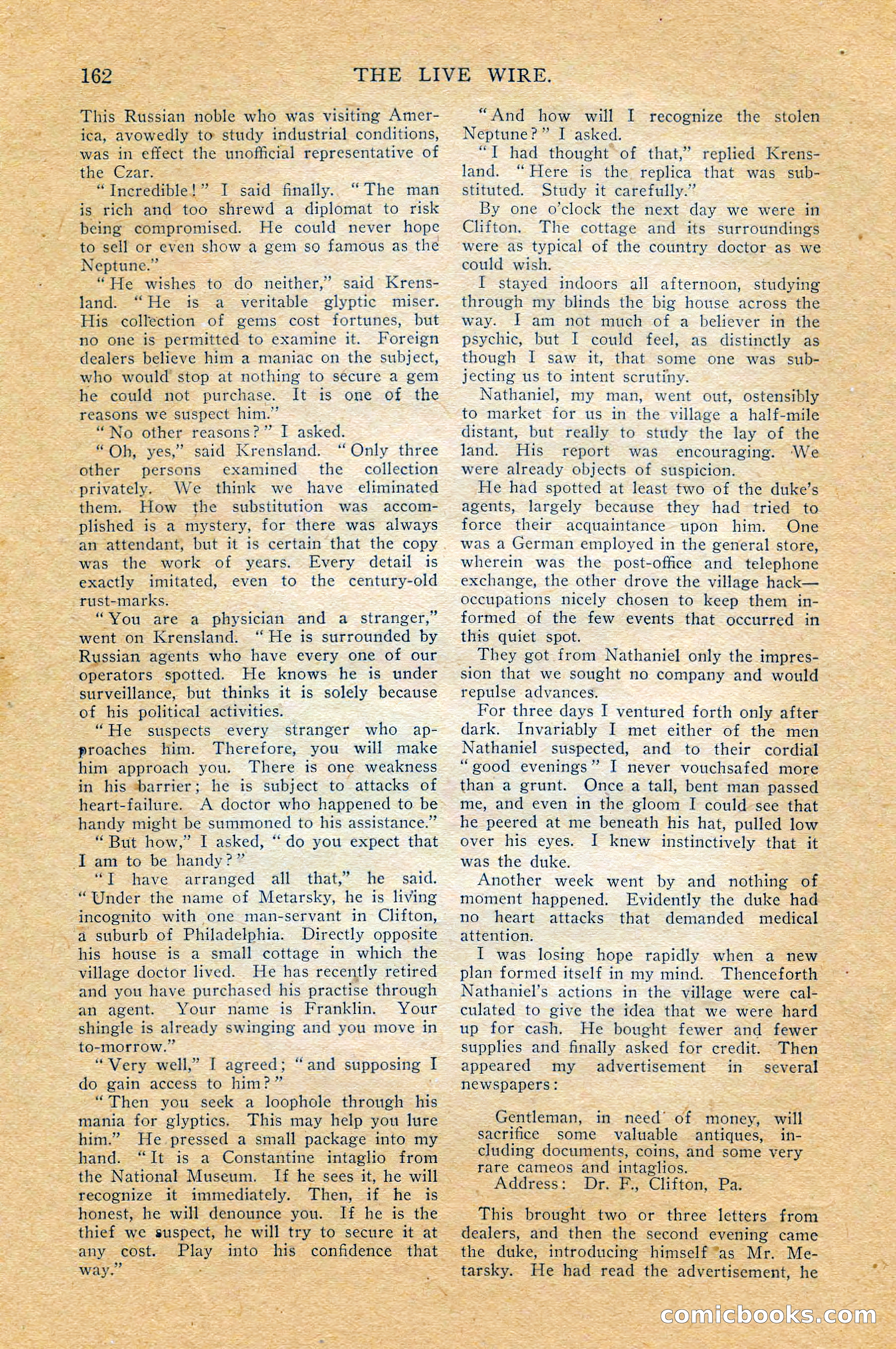 The Live Wire, August 1908 — page 166 of 197