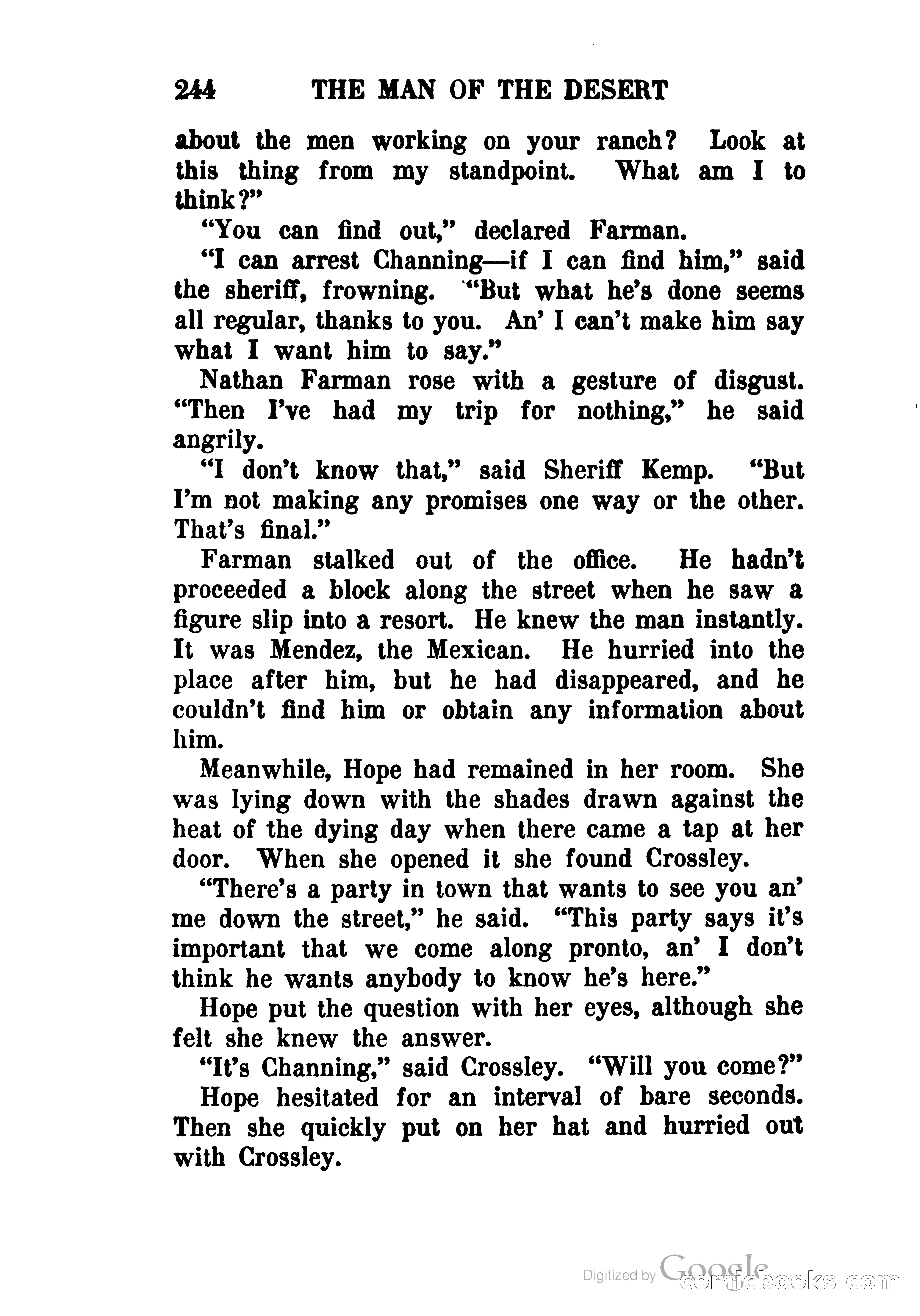 The Man of the Desert — page 281 of 354