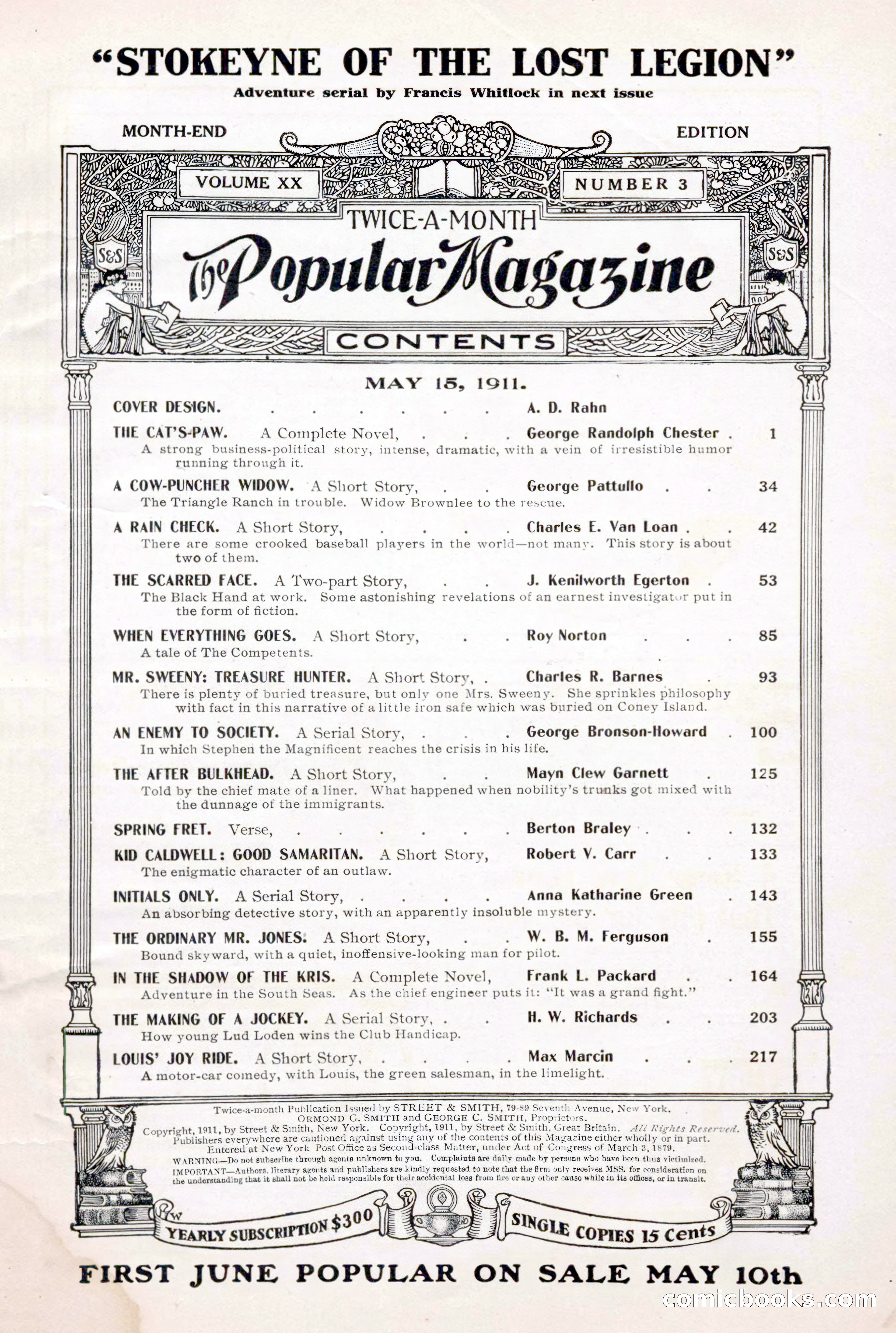 The Popular Magazine, May 1911 — page 5 of 240