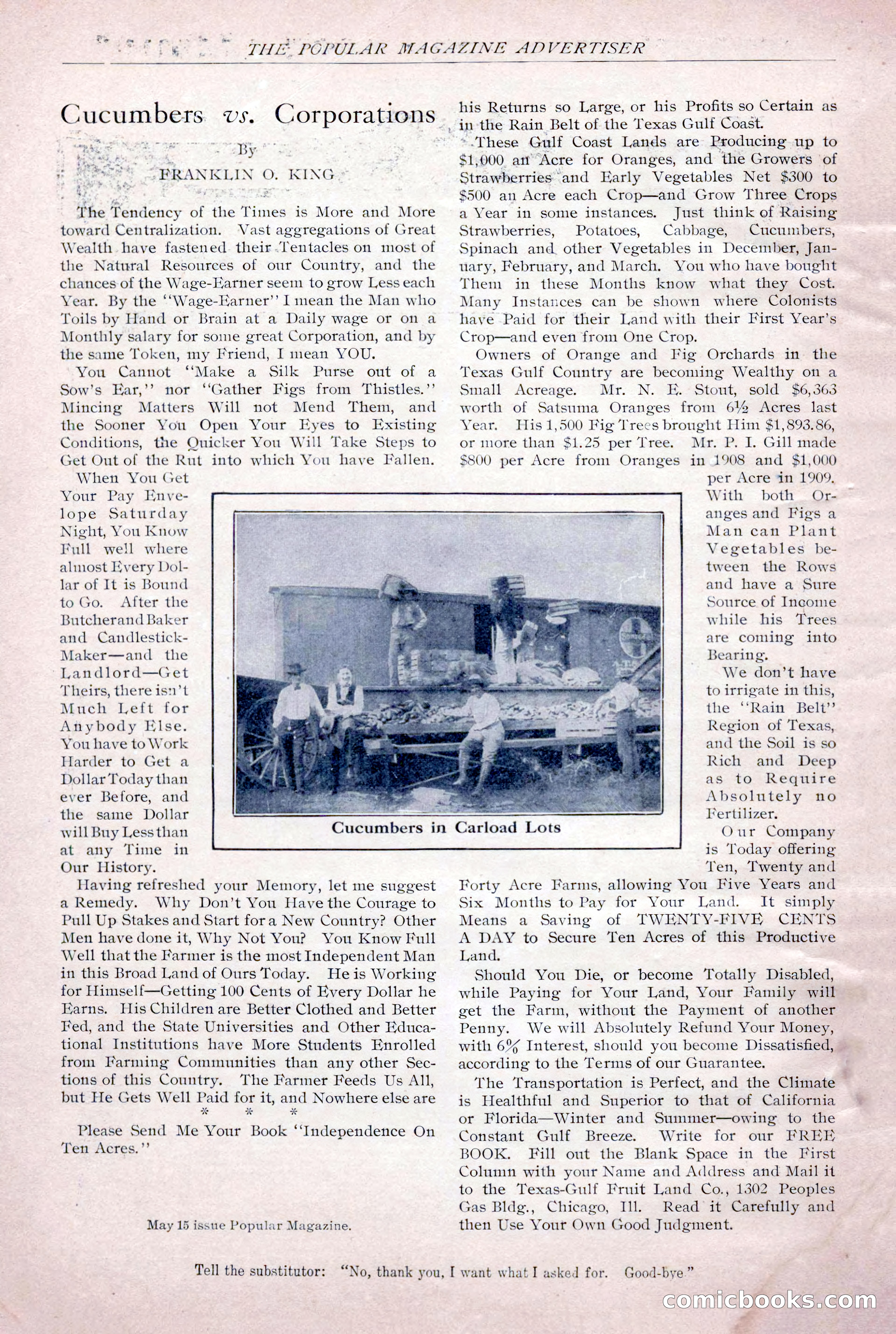 The Popular Magazine, May 1911 — page 6 of 240
