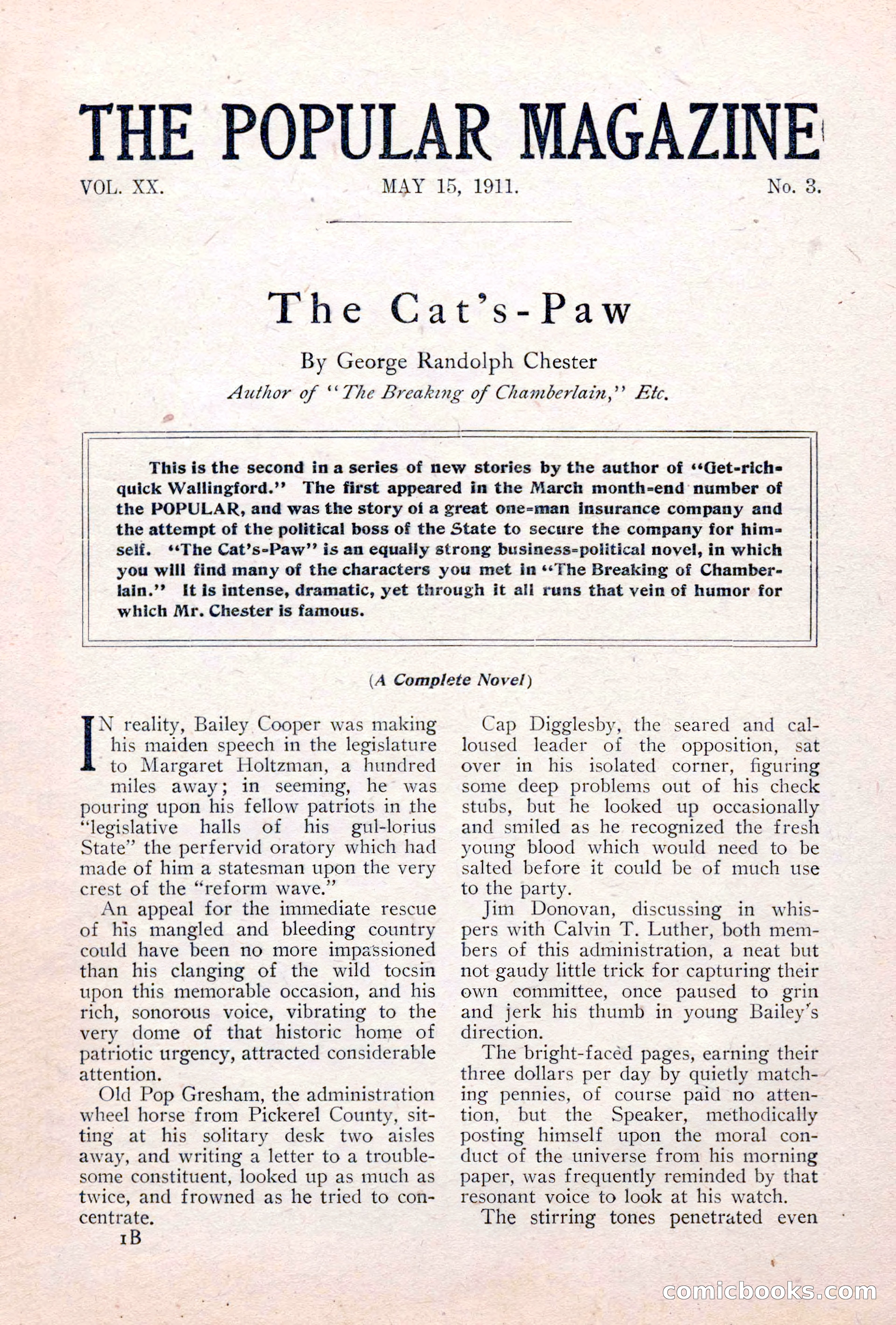 The Popular Magazine, May 1911 — page 7 of 240