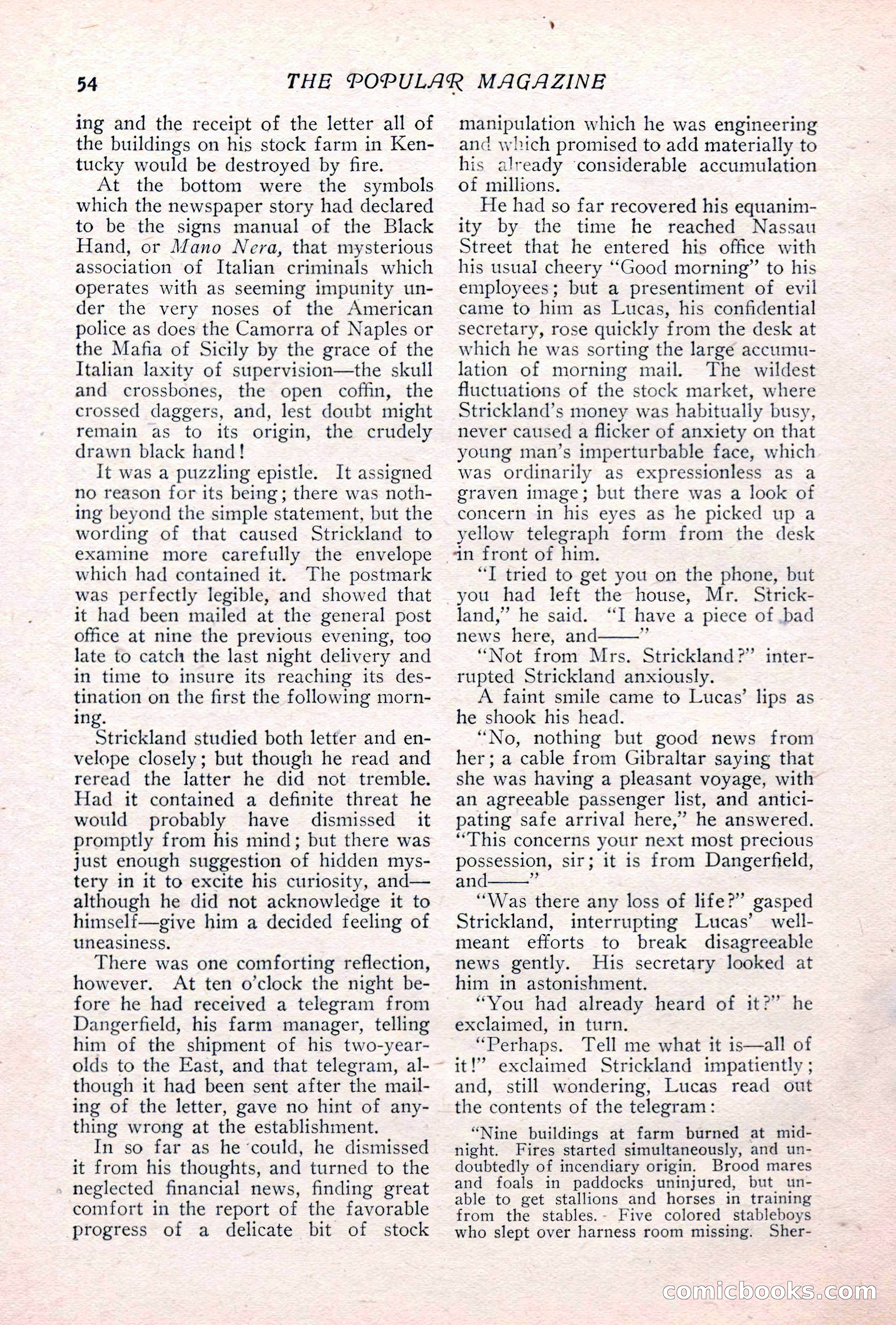 The Popular Magazine, May 1911 — page 60 of 240