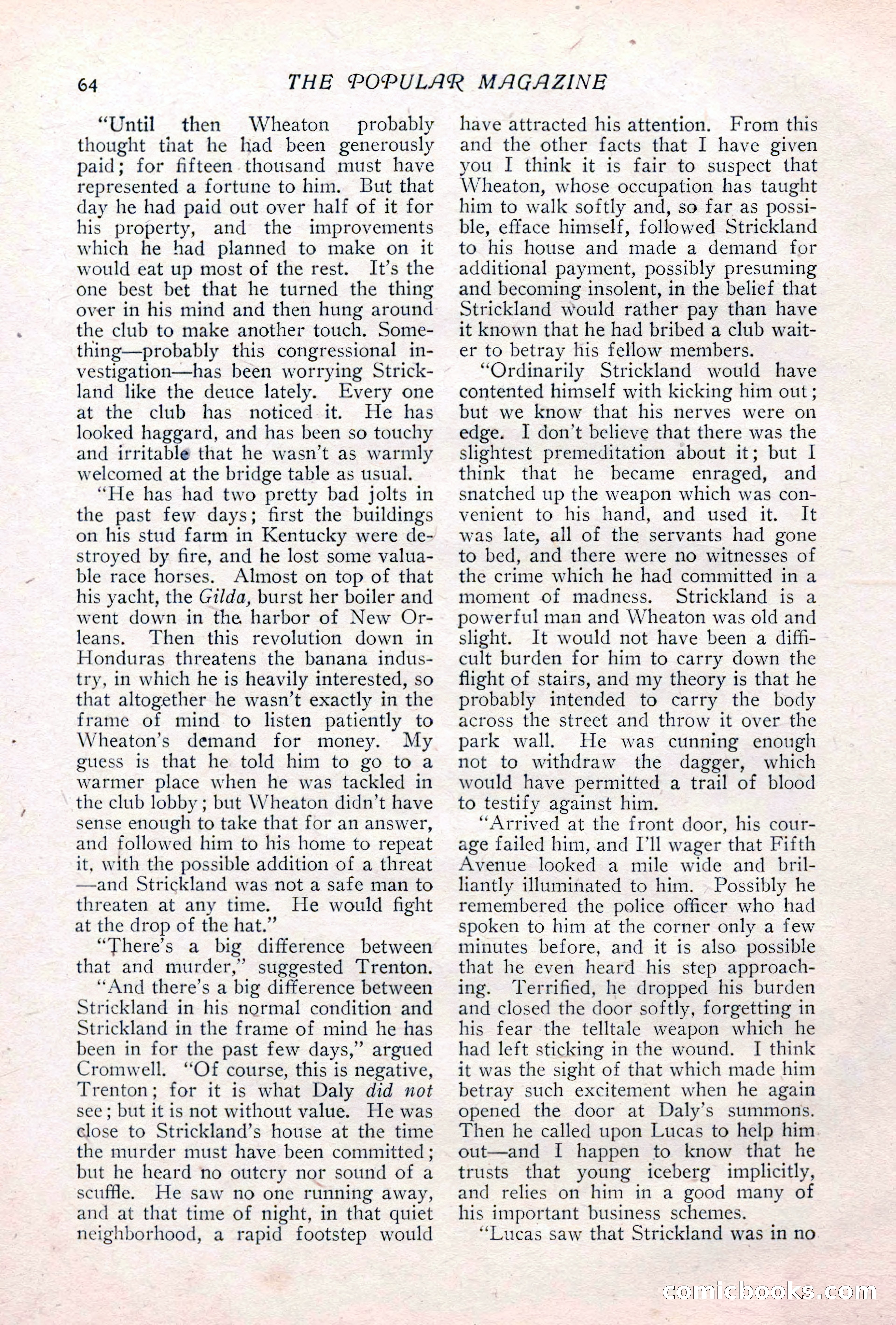 The Popular Magazine, May 1911 — page 70 of 240