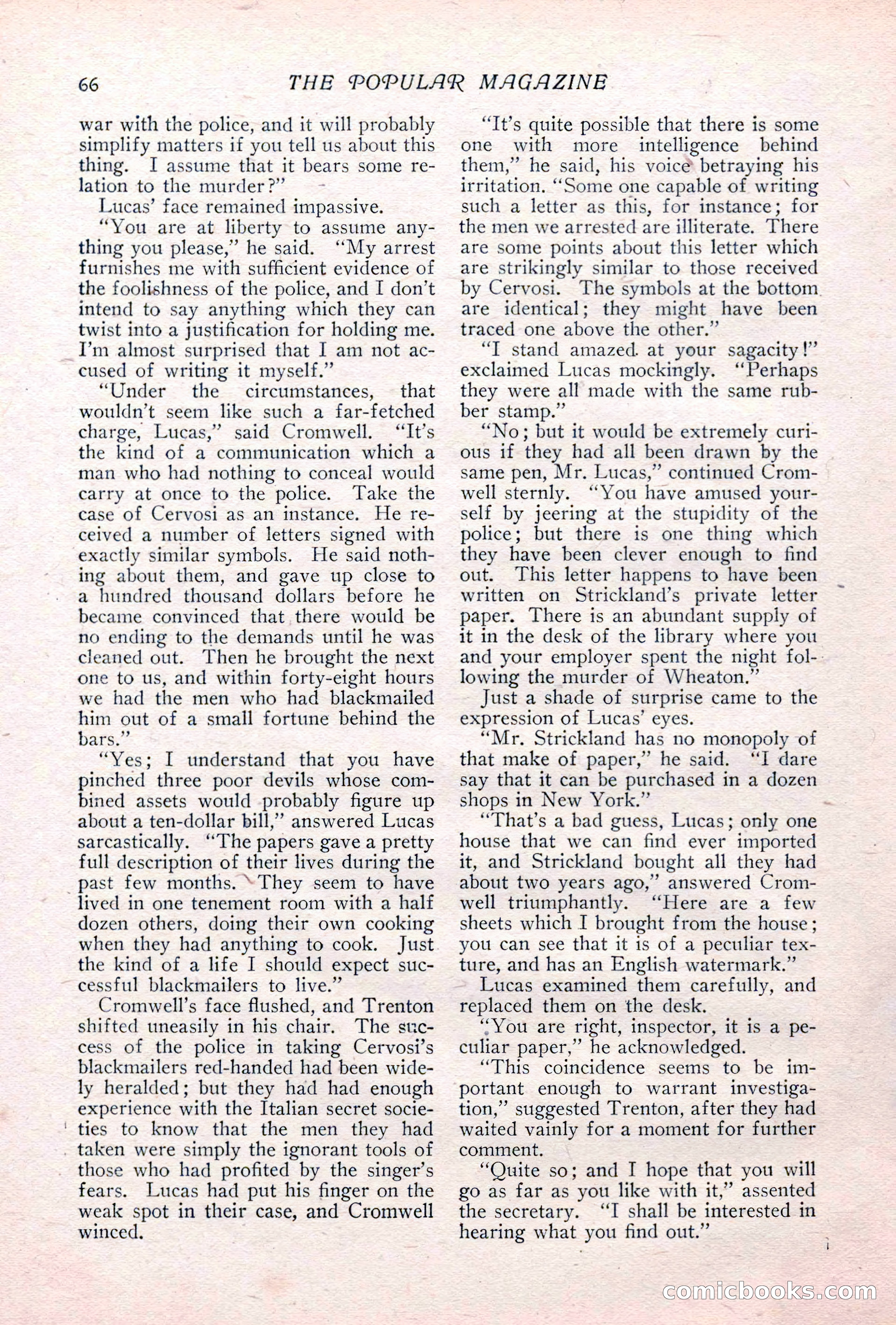 The Popular Magazine, May 1911 — page 72 of 240