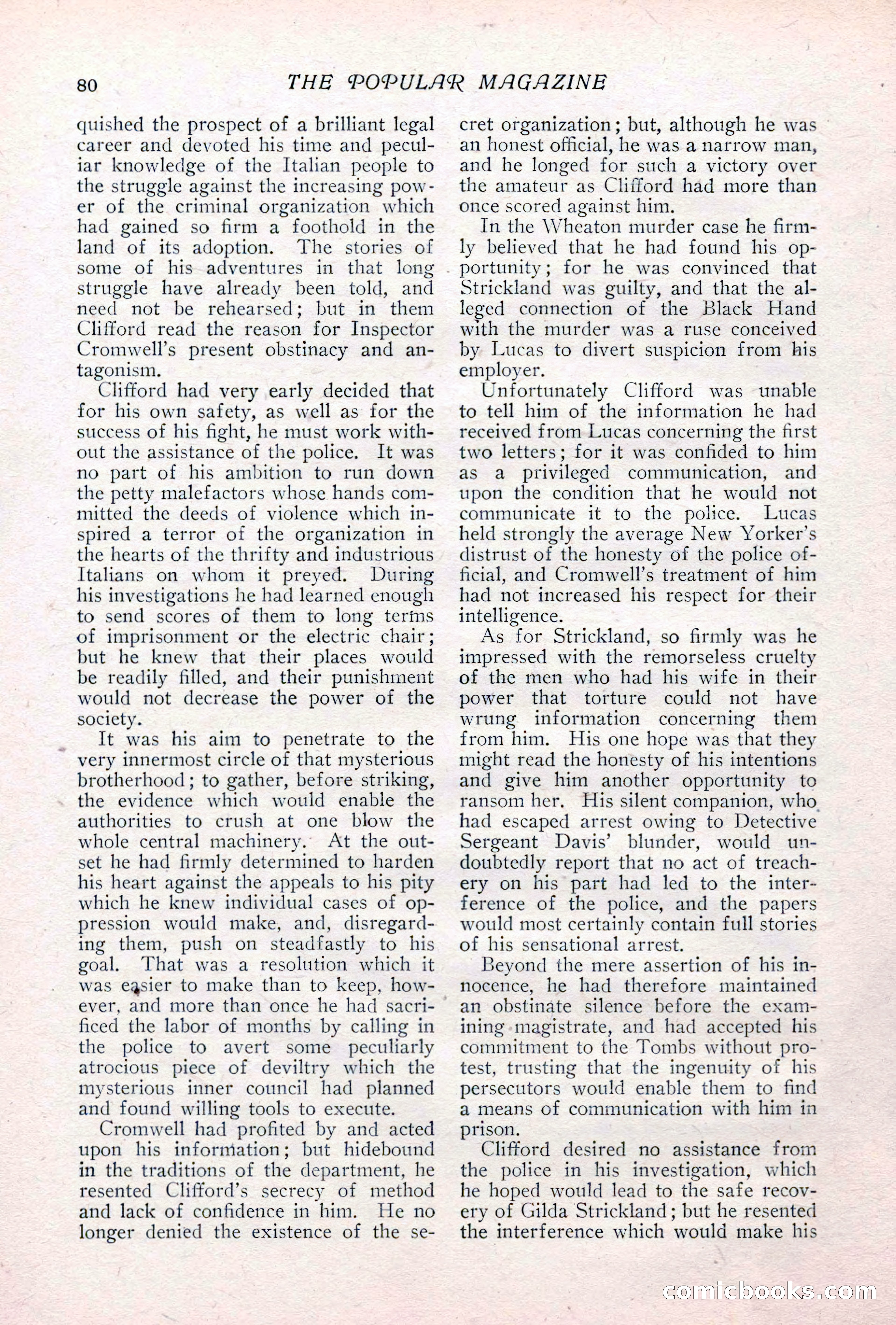 The Popular Magazine, May 1911 — page 86 of 240