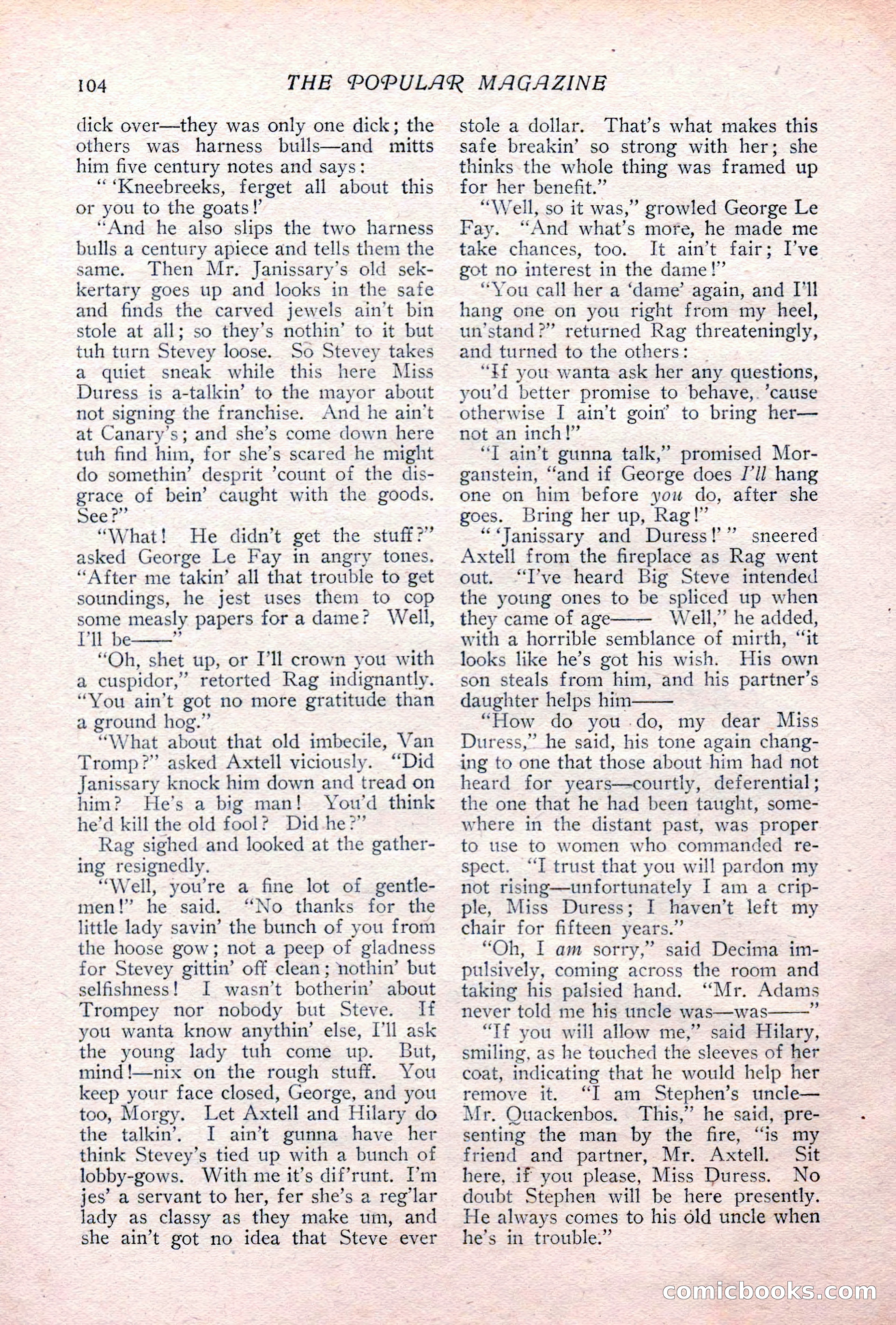 The Popular Magazine, May 1911 — page 110 of 240