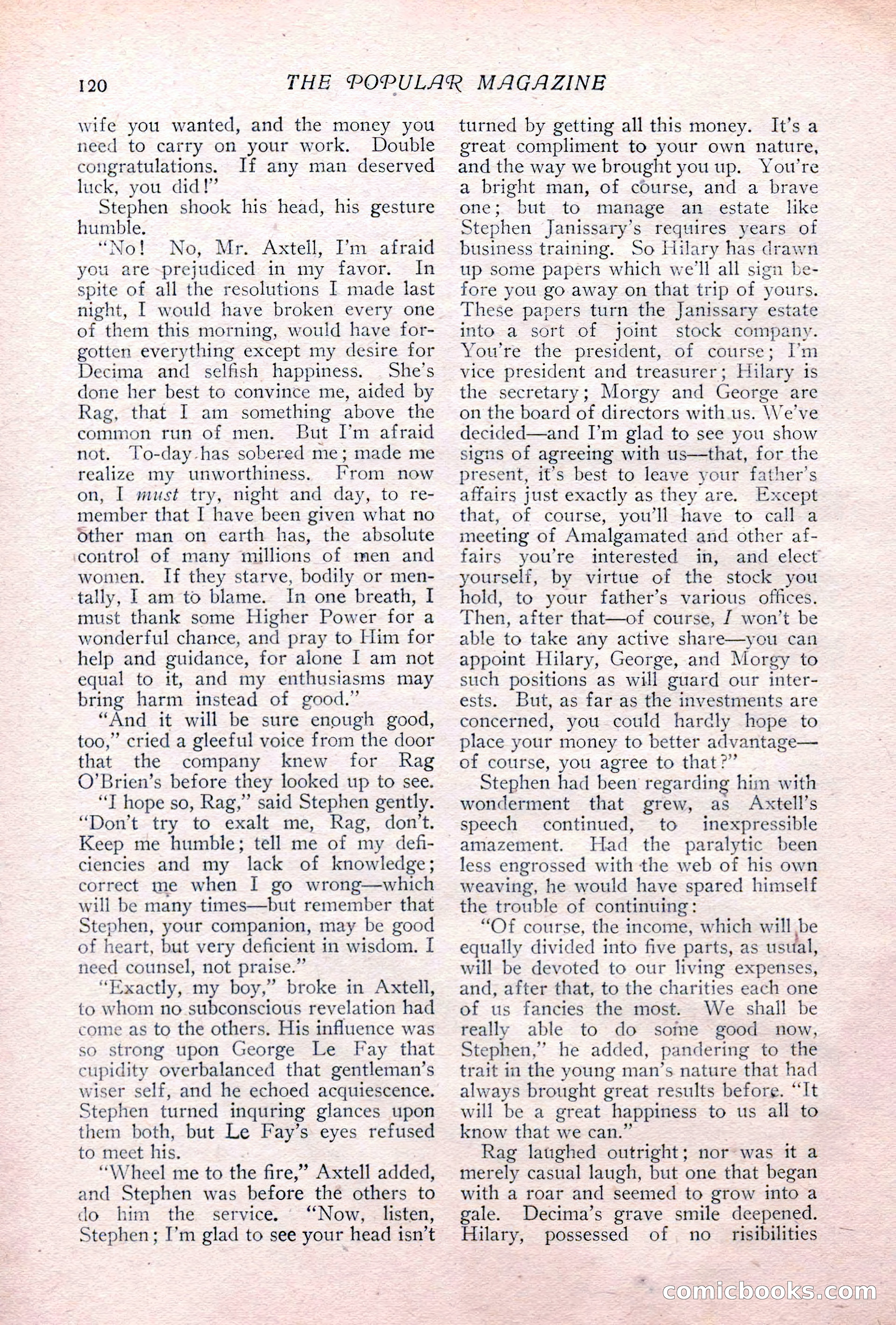The Popular Magazine, May 1911 — page 126 of 240