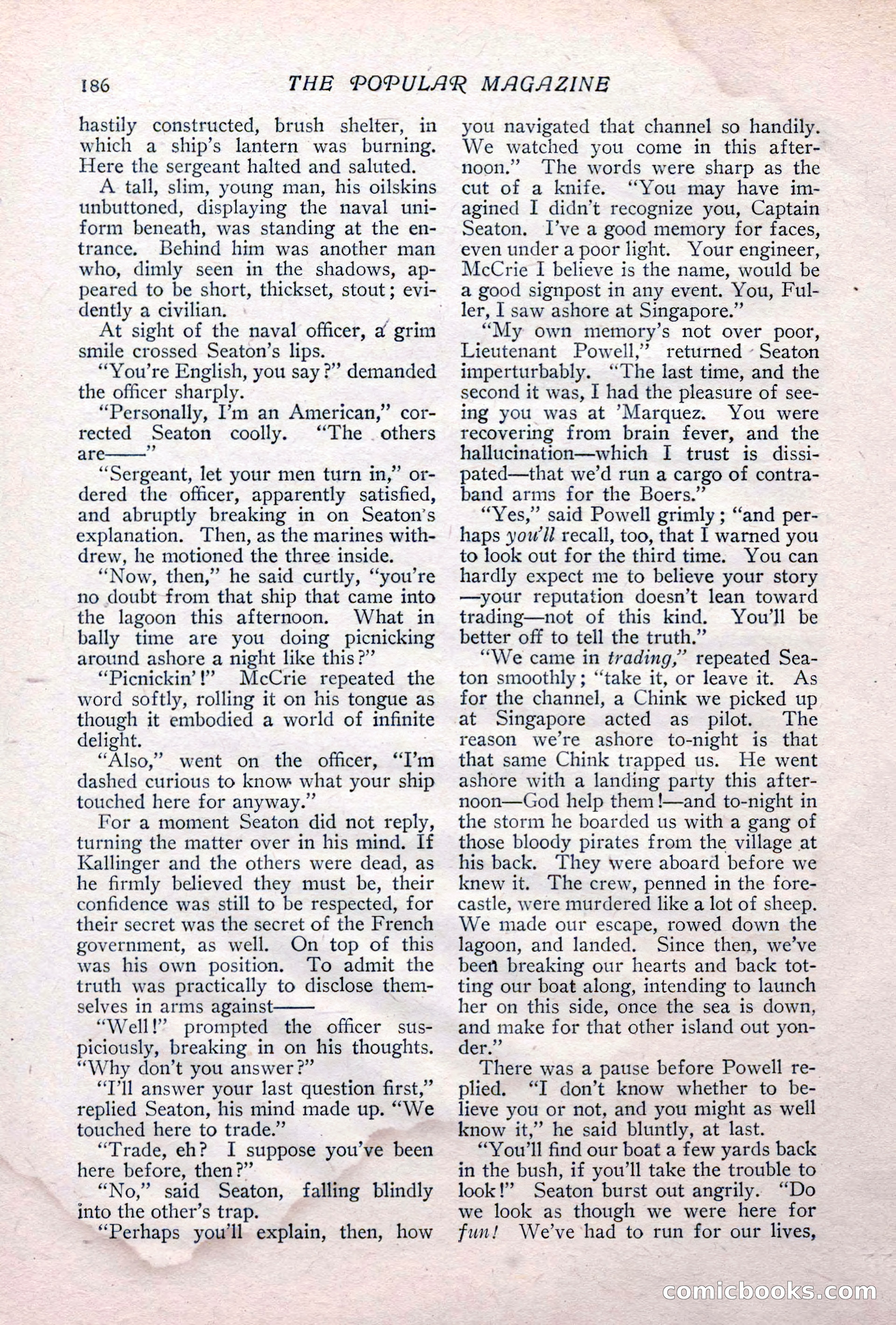 The Popular Magazine, May 1911 — page 192 of 240