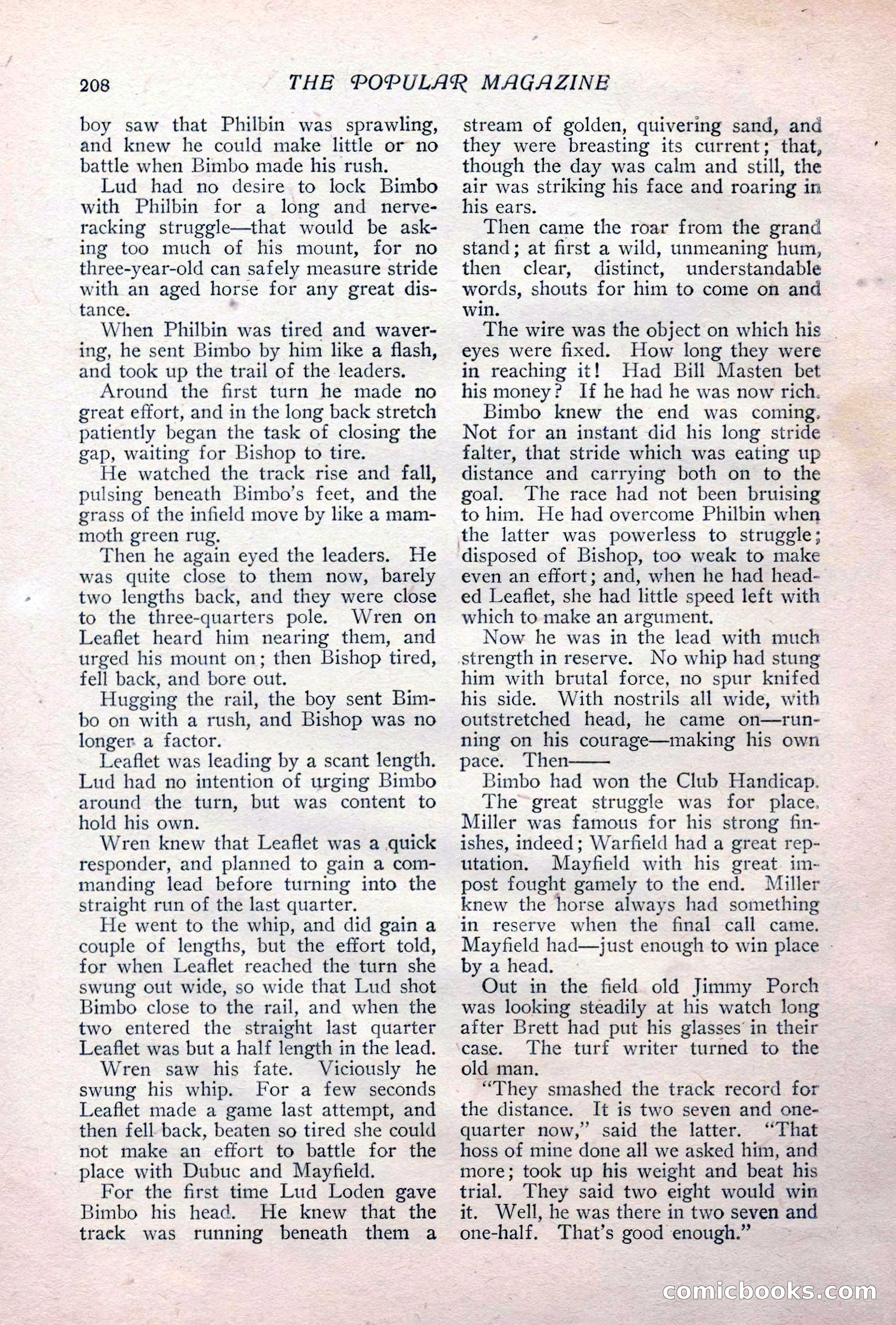 The Popular Magazine, May 1911 — page 214 of 240