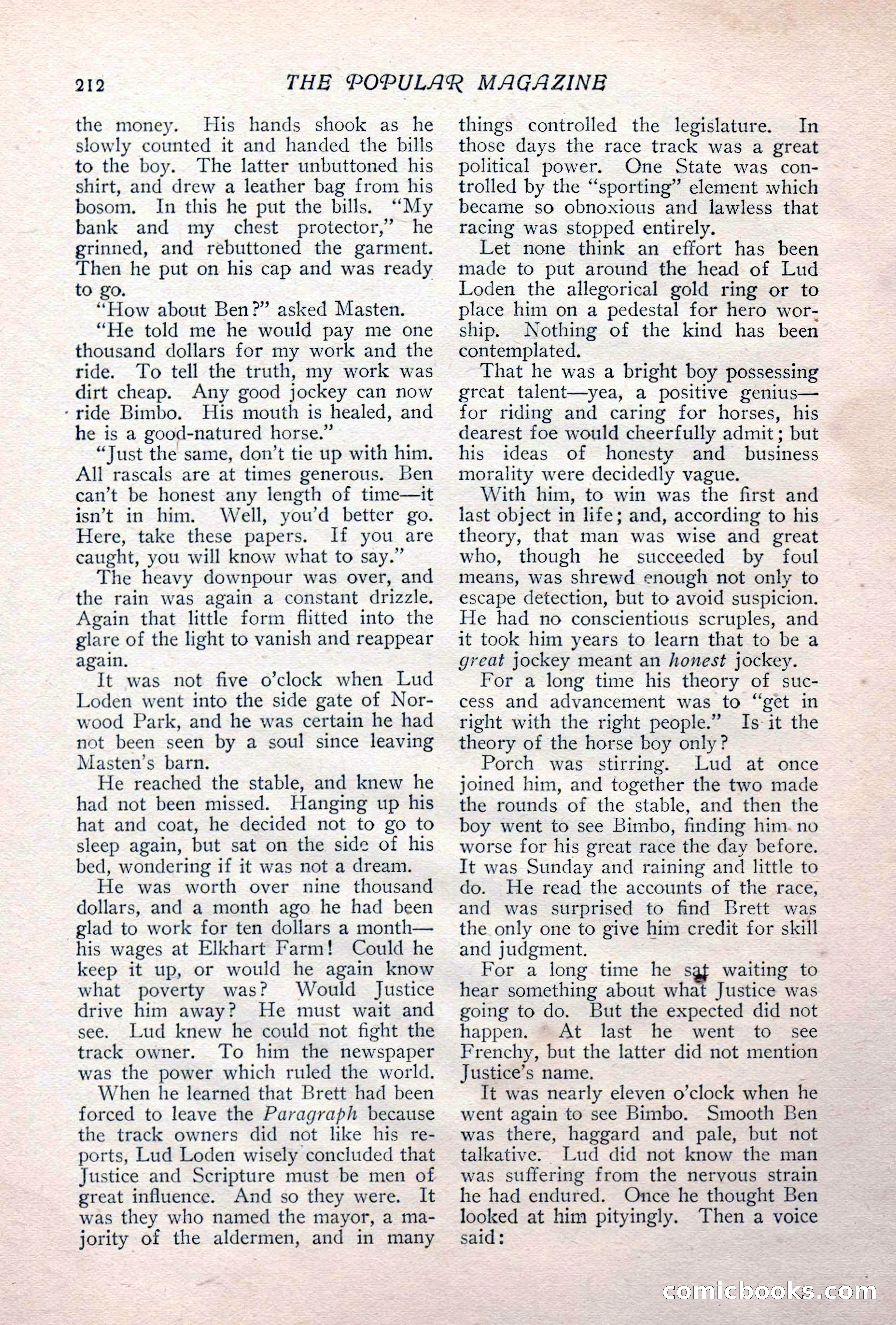 The Popular Magazine, May 1911 — page 218 of 240