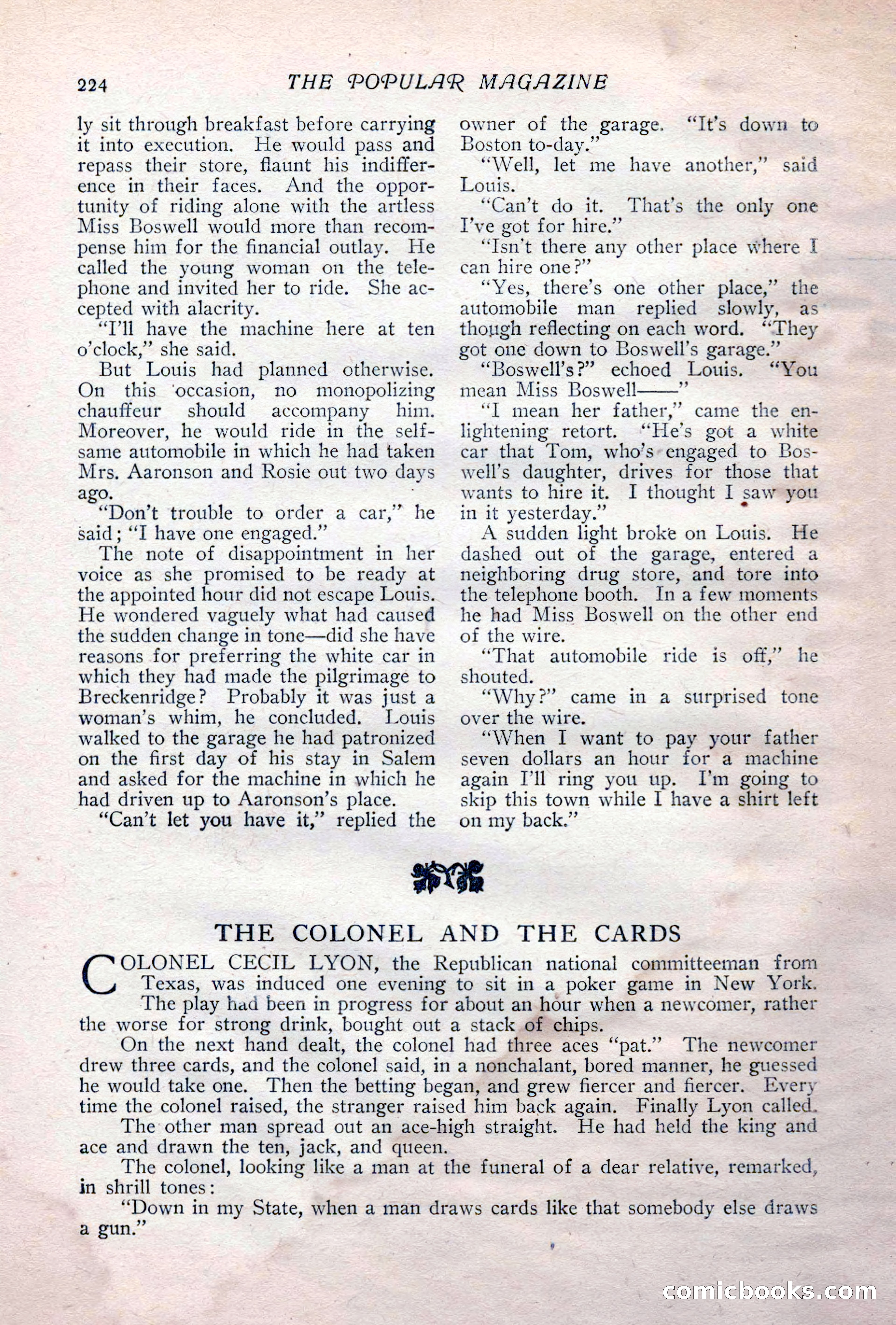 The Popular Magazine, May 1911 — page 230 of 240