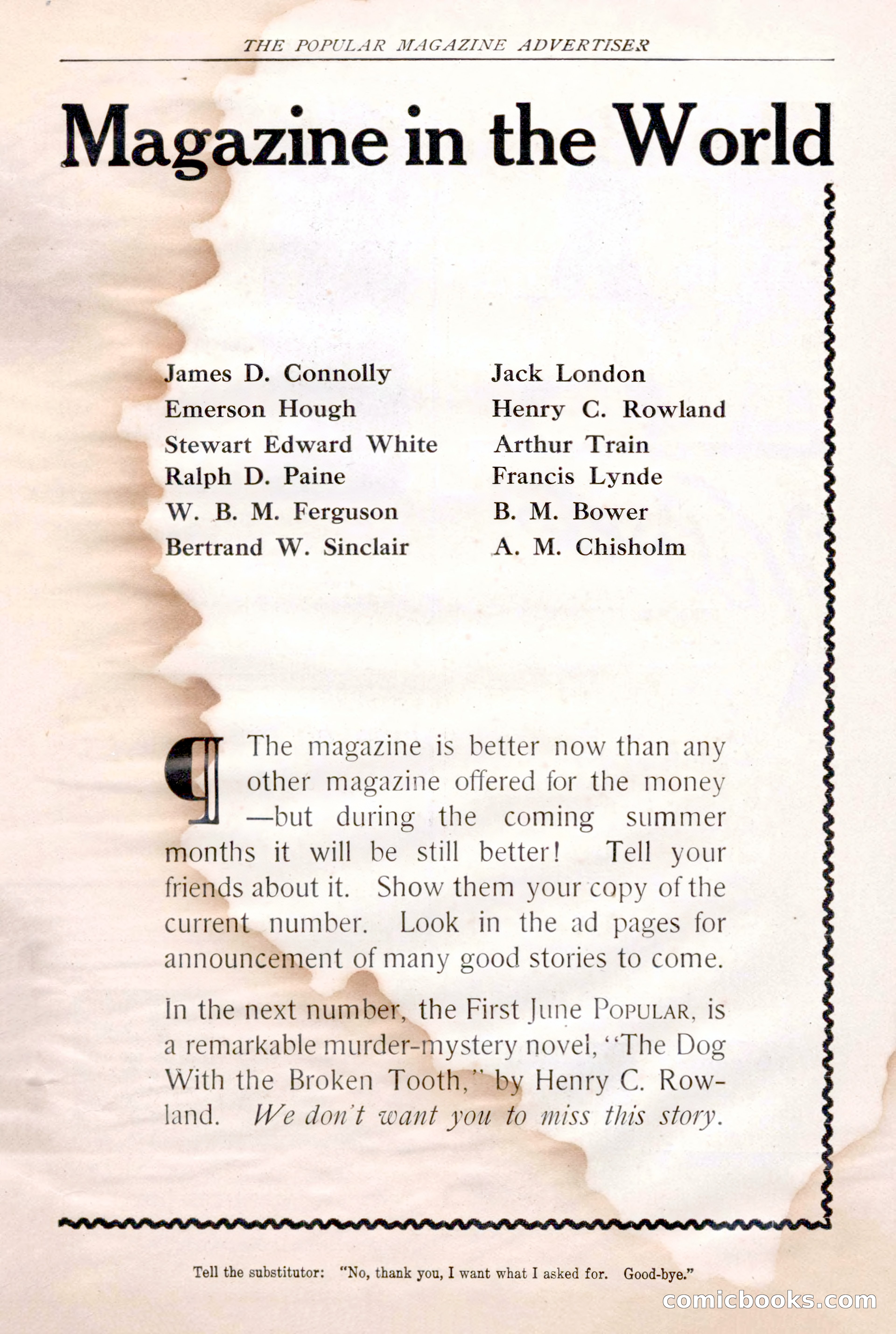 The Popular Magazine, May 1911 — page 237 of 240