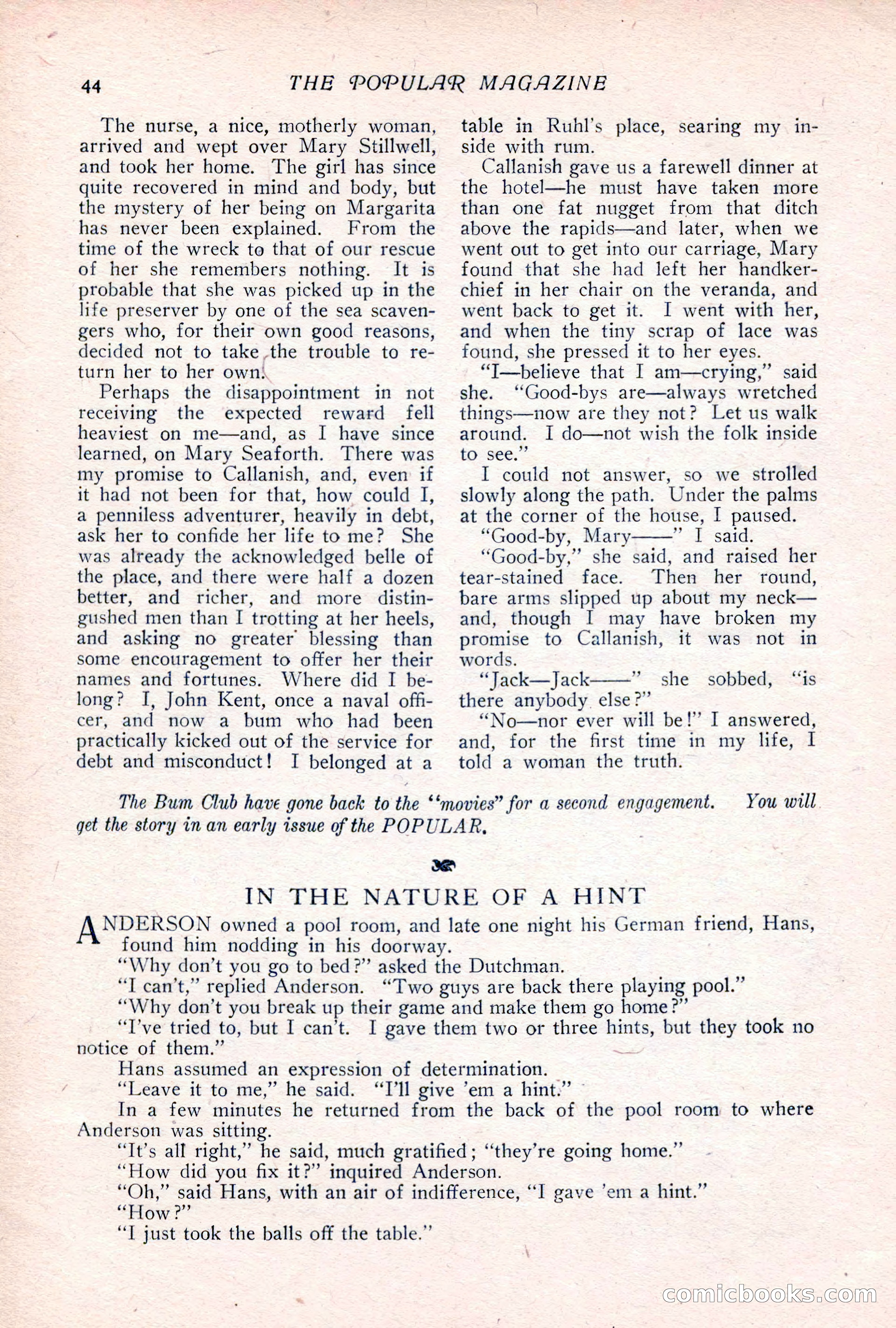 The Popular Magazine, Vol. 32, No. 2 — page 54 of 262