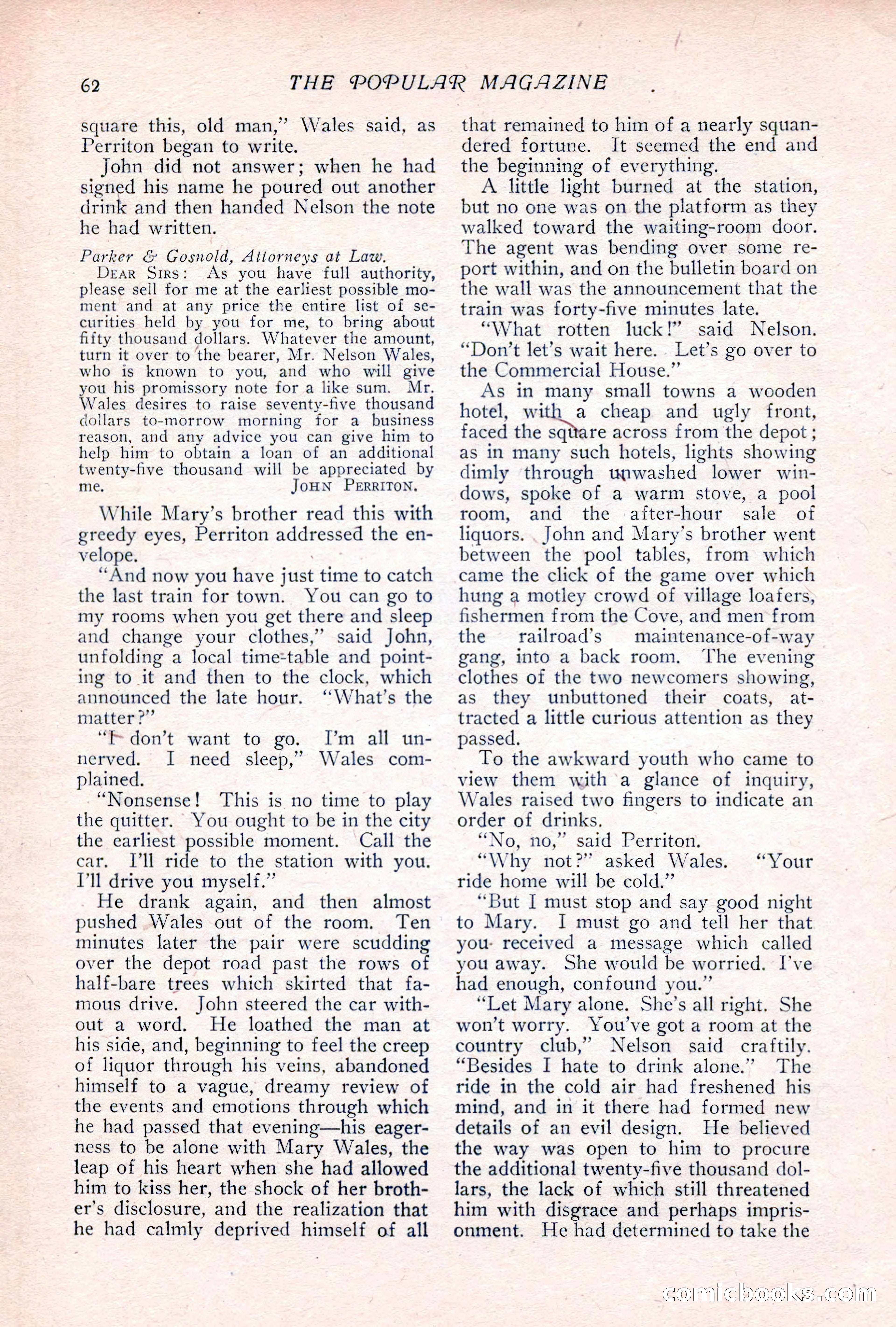 The Popular Magazine, Vol. 32, No. 2 — page 72 of 262