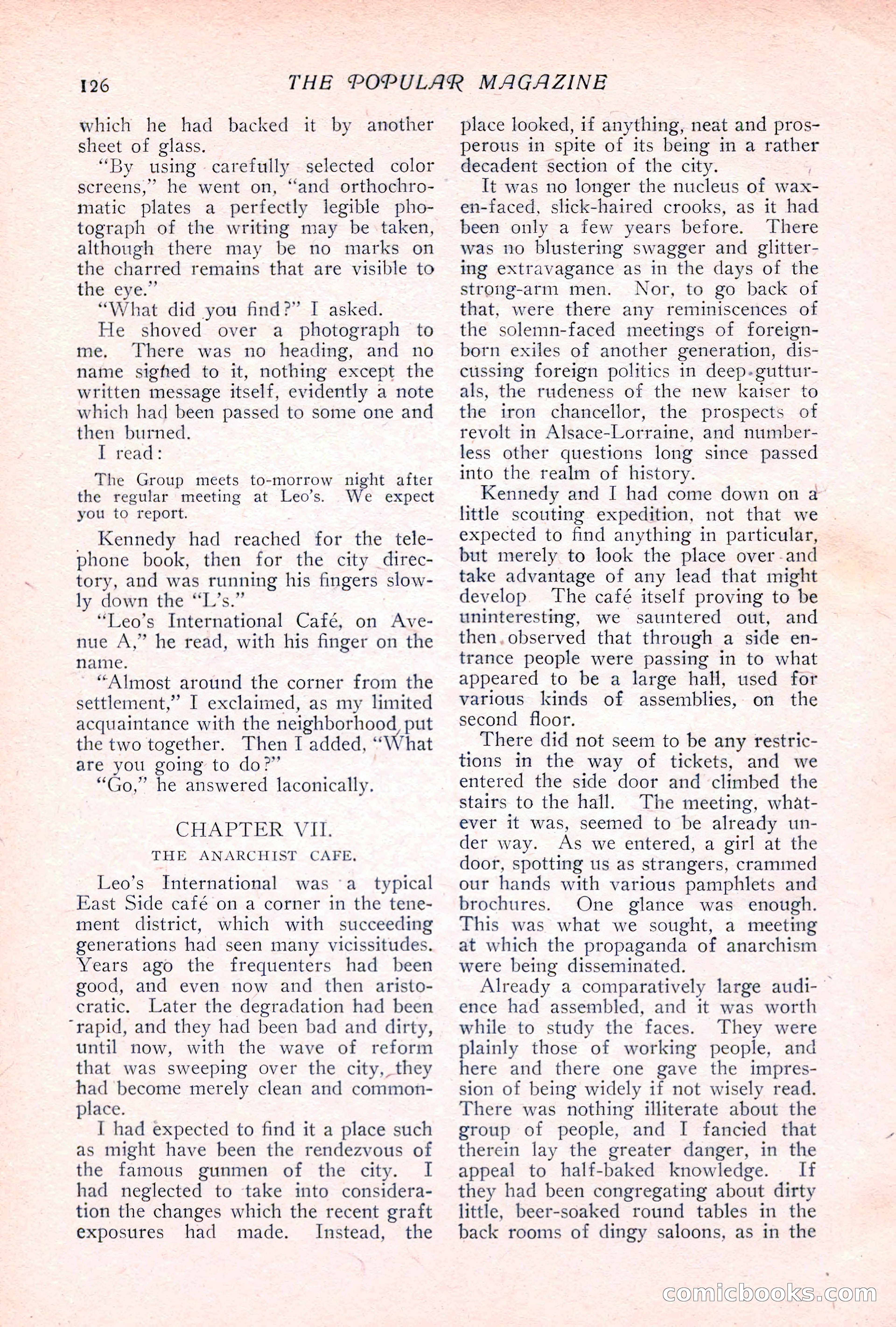 The Popular Magazine, Vol. 32, No. 2 — page 136 of 262