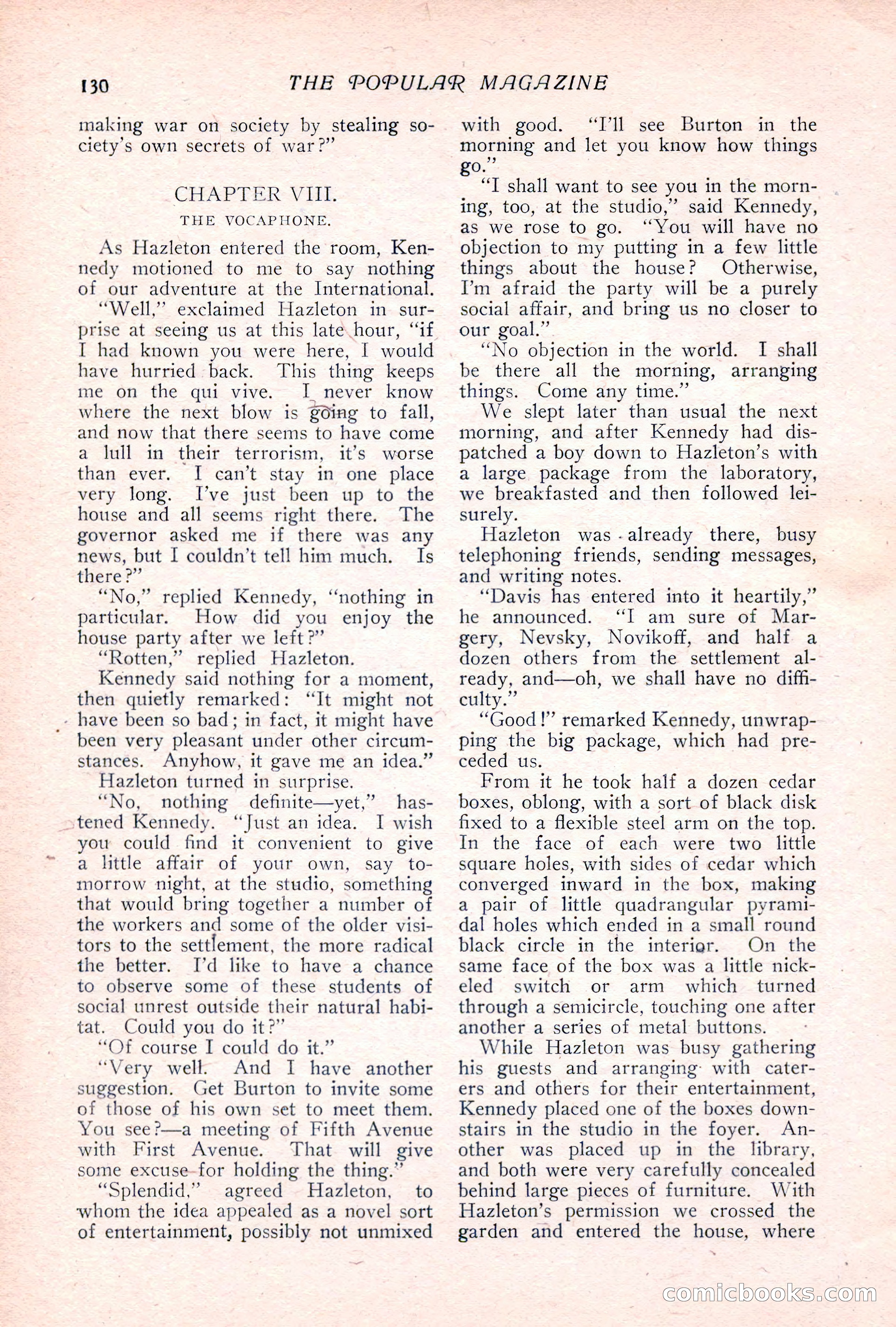 The Popular Magazine, Vol. 32, No. 2 — page 140 of 262