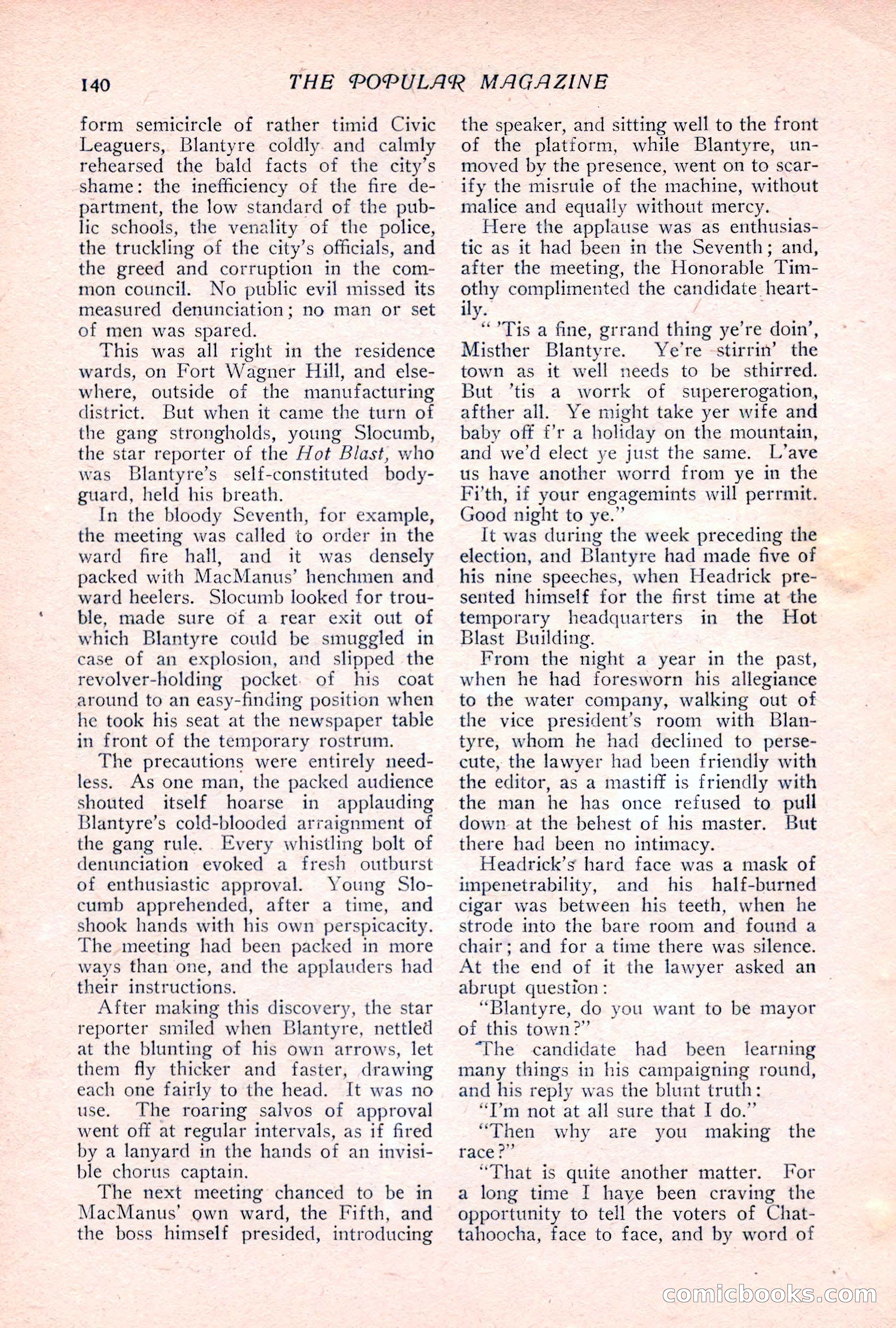 The Popular Magazine, Vol. 32, No. 2 — page 150 of 262
