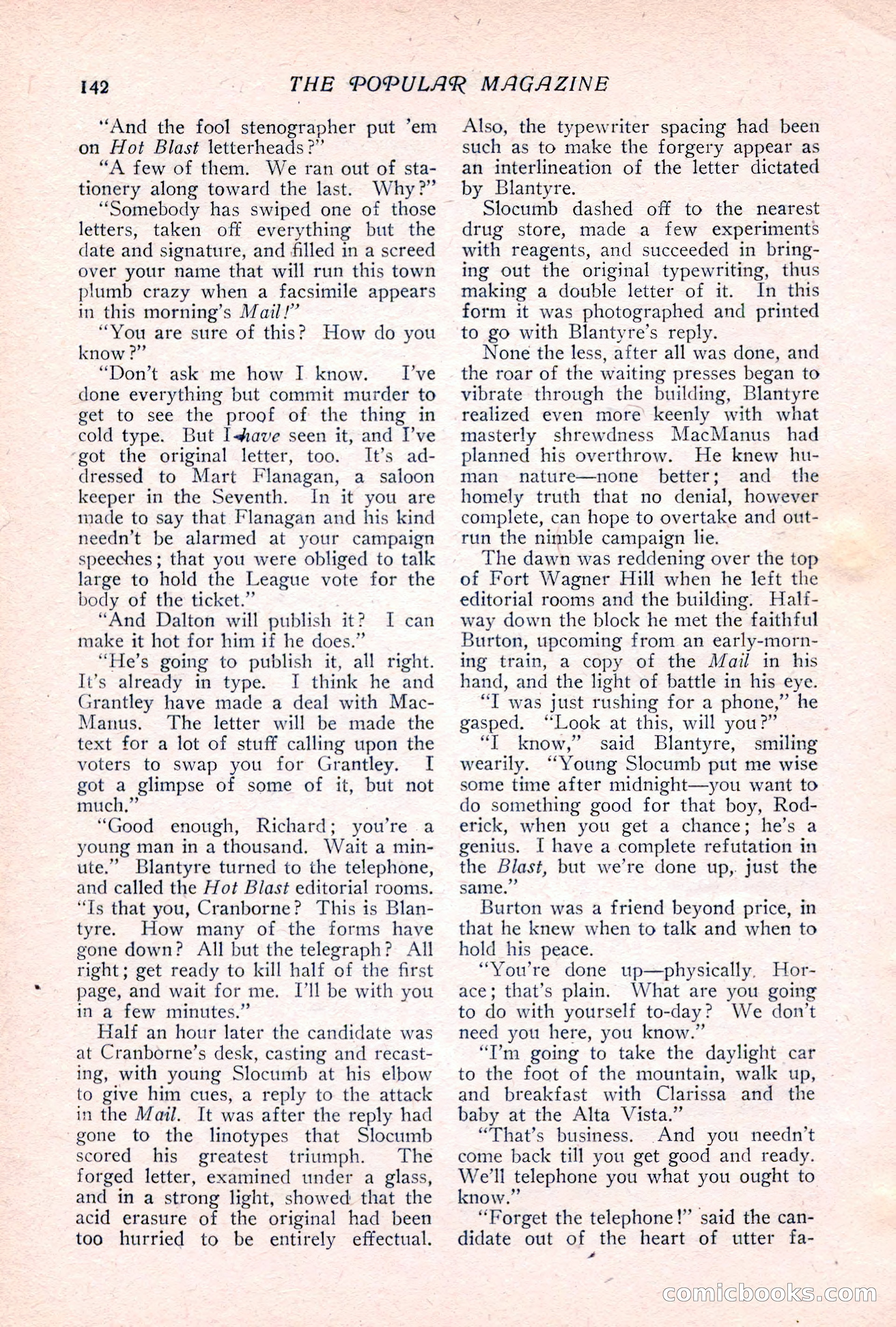 The Popular Magazine, Vol. 32, No. 2 — page 152 of 262
